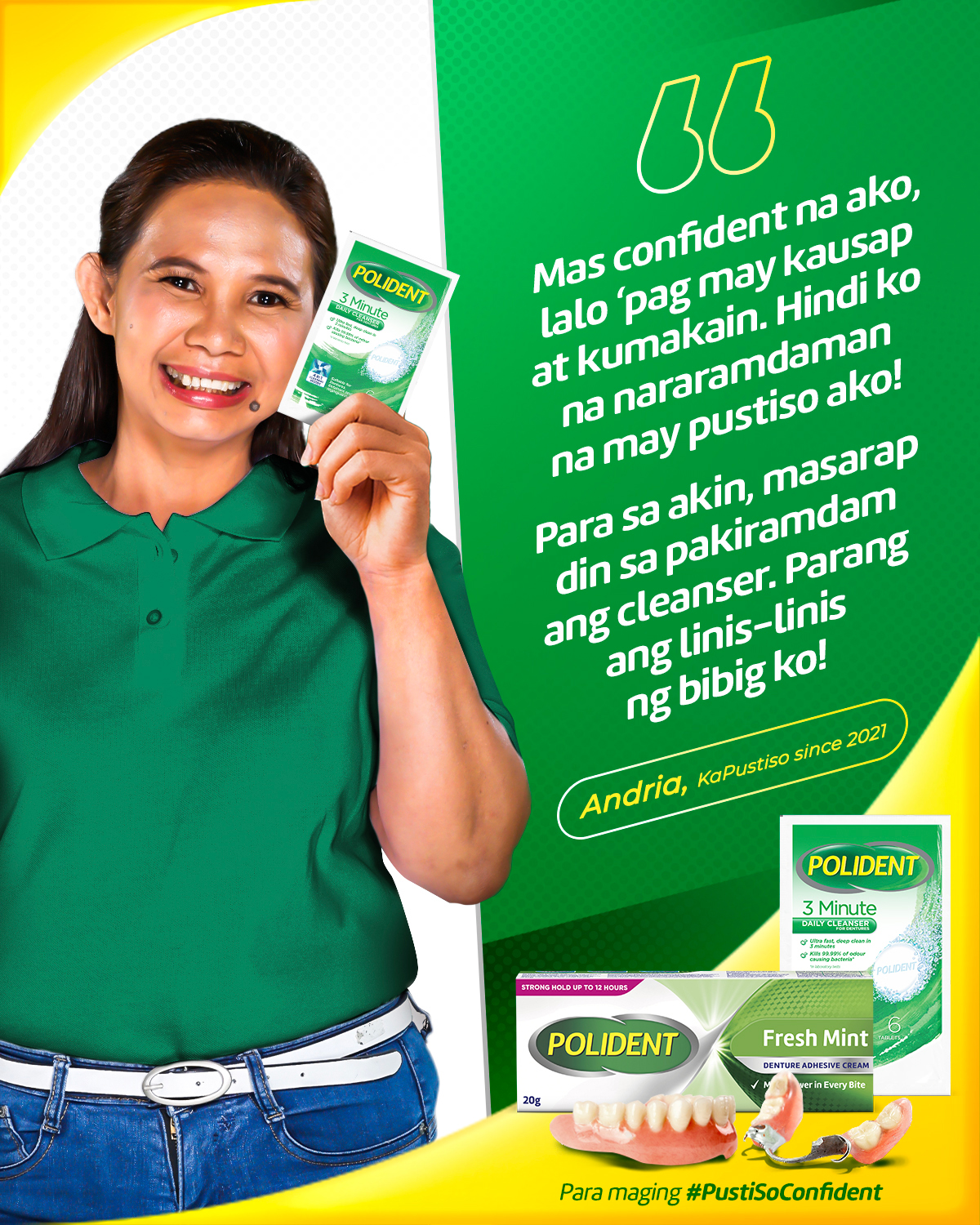 Polident PH Facebook ad