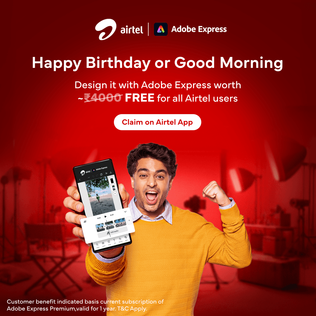 Airtel India Facebook ad