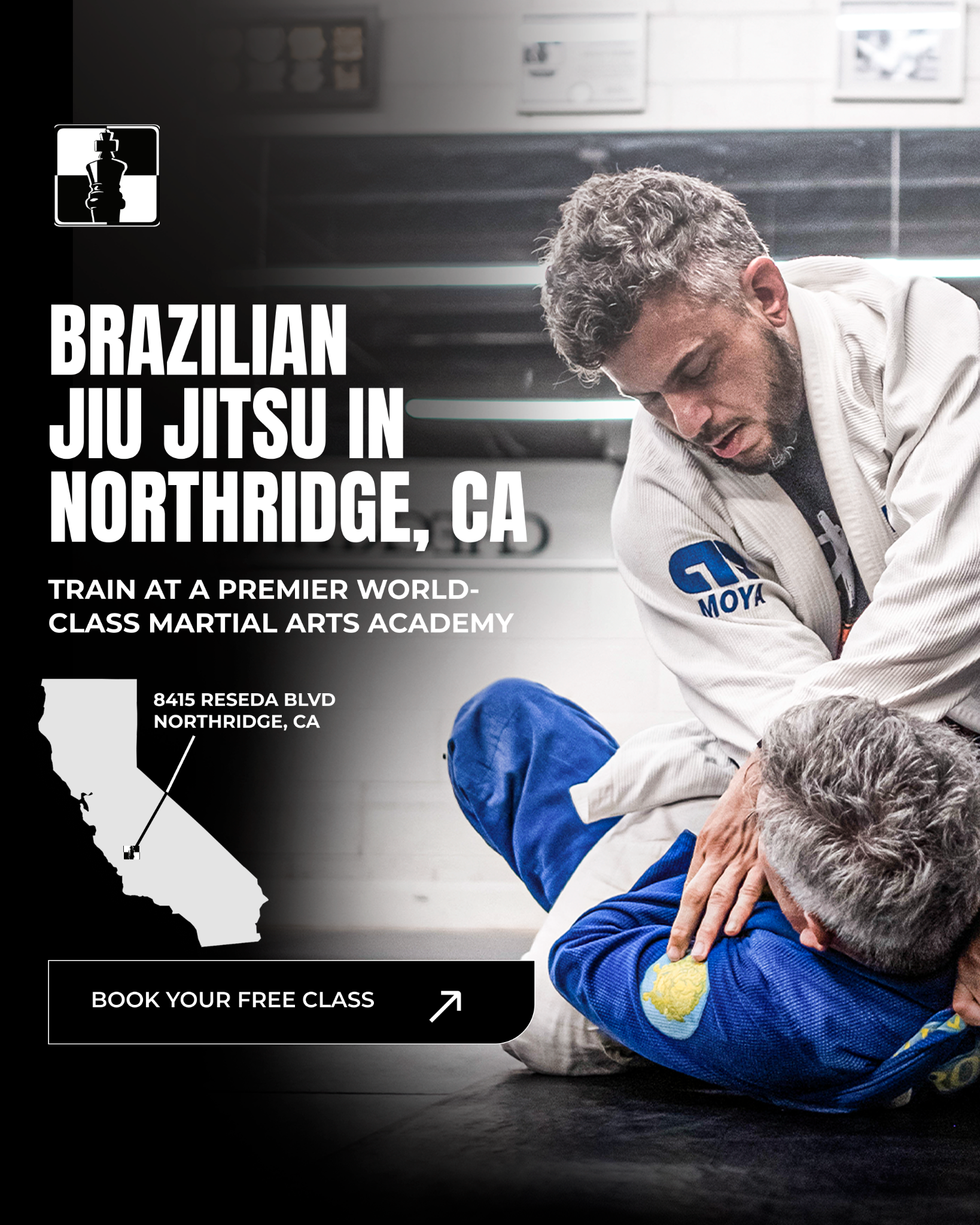 Checkmat Northridge BJJ Facebook ad: A New Life Starts Here