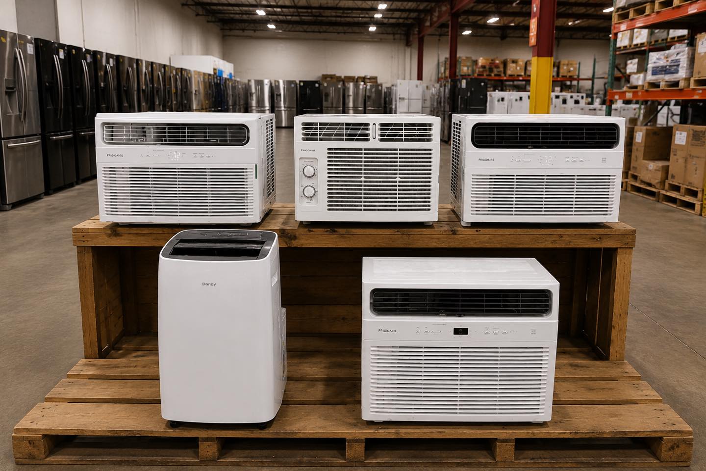 Appliance Bargain Center Facebook ad: Beat the Heat AC Sale