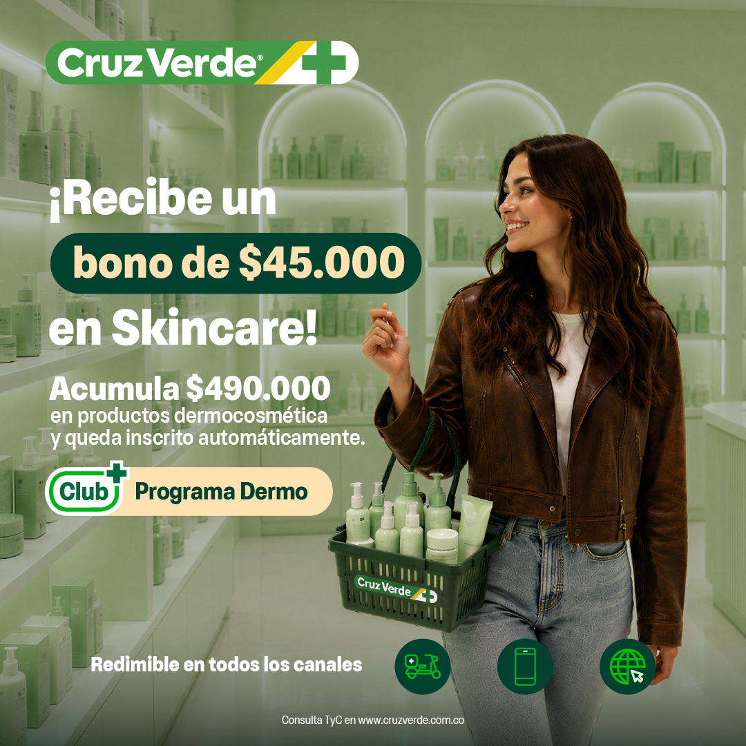 Droguerías Cruz Verde - Colombia Facebook ad: Más para cuidar tu piel