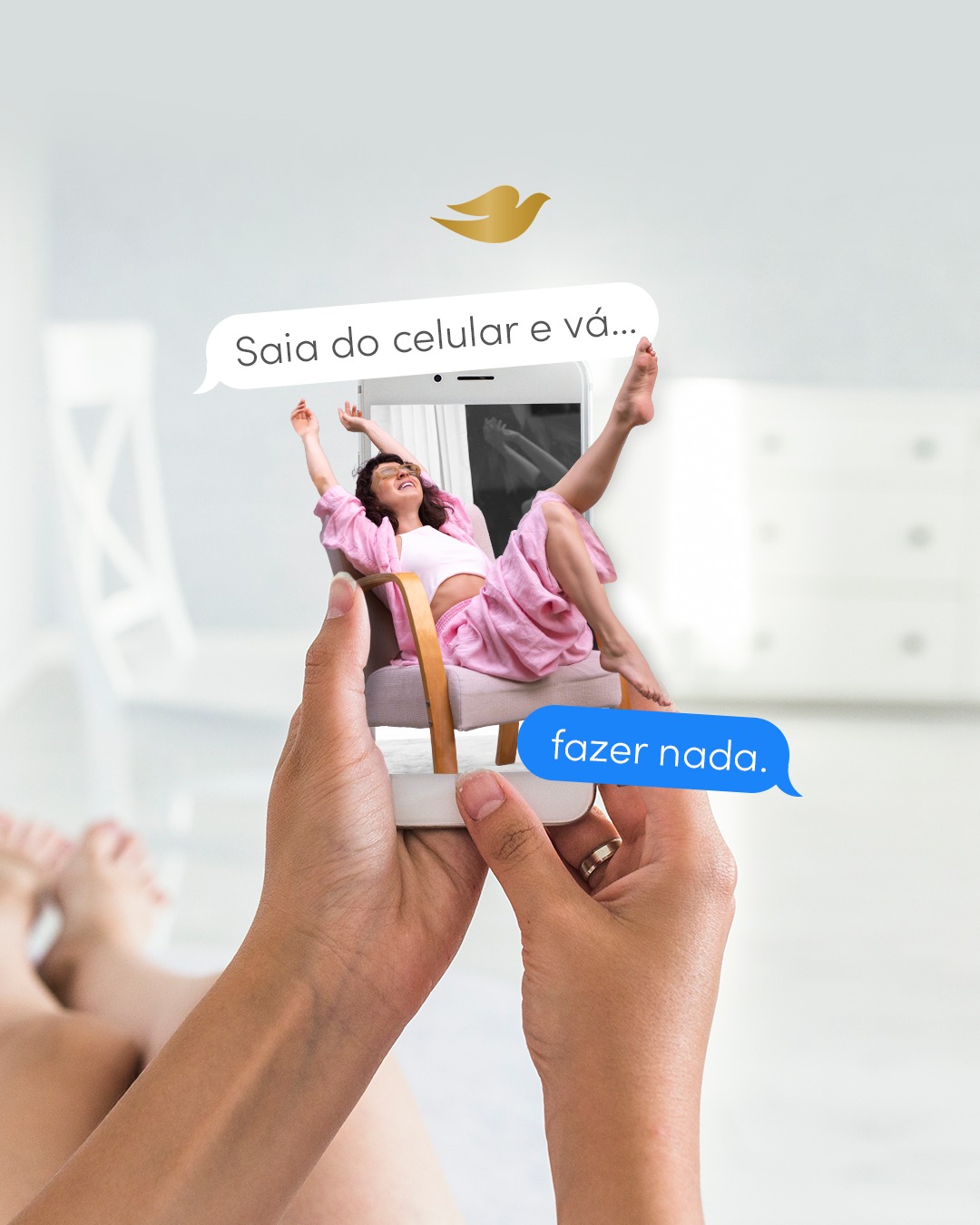 Dove Facebook ad: Você já tentou ficar um tempo sem fazer…