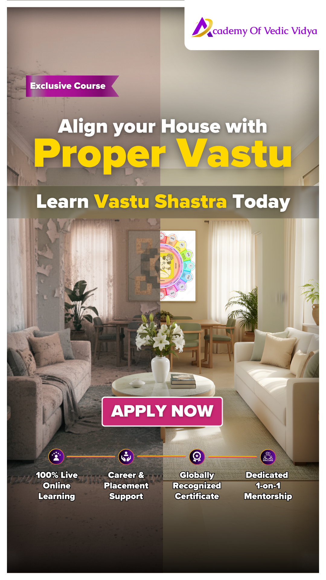 Academy of Vedic Vidya Facebook ad