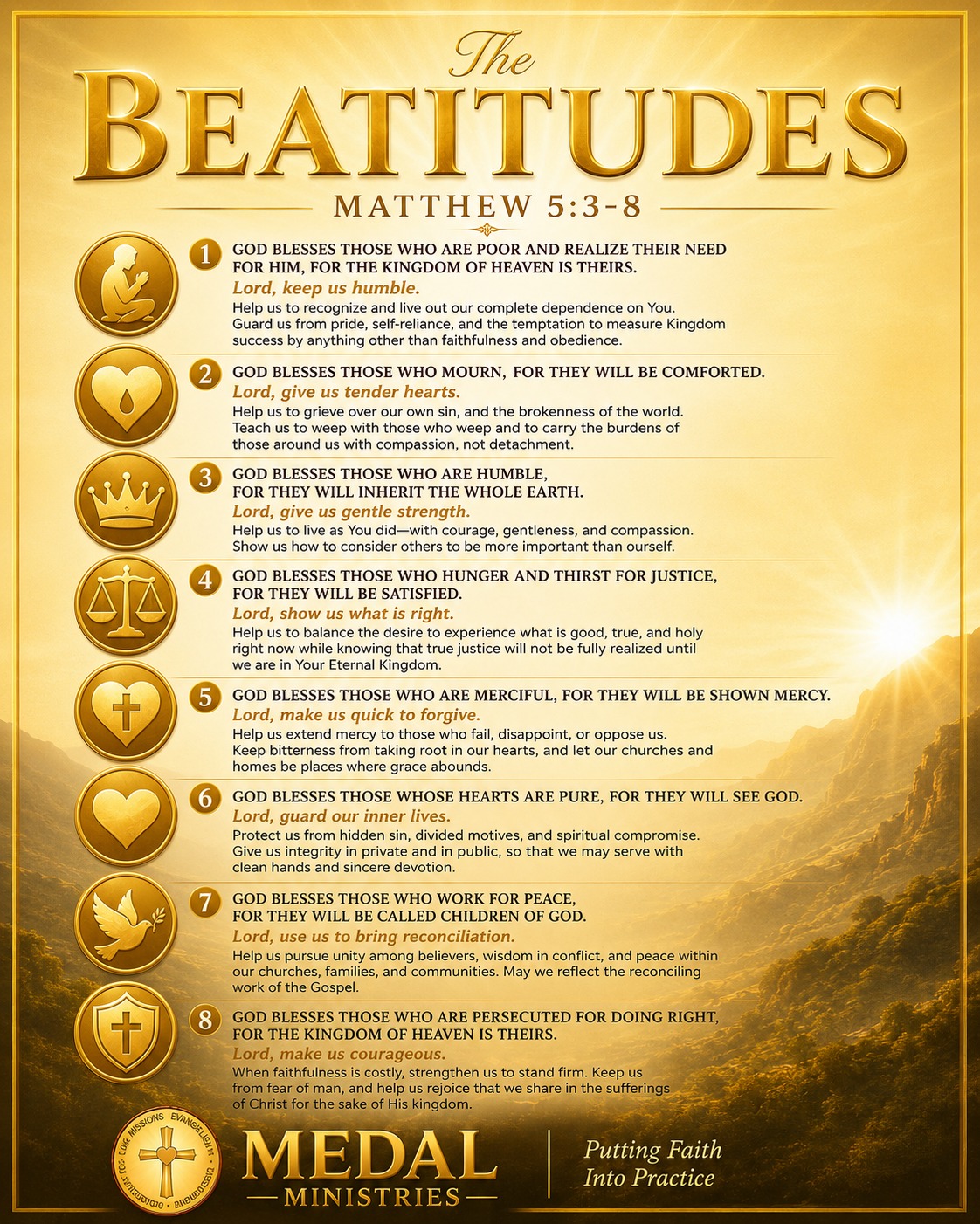 MEDAL Ministries Facebook ad