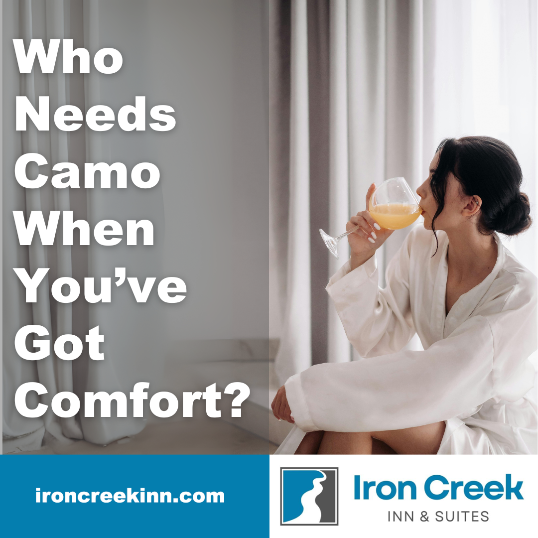 Iron Creek Inn & Suites - Upton, WY Facebook ad: Book Your Me-Time Now
