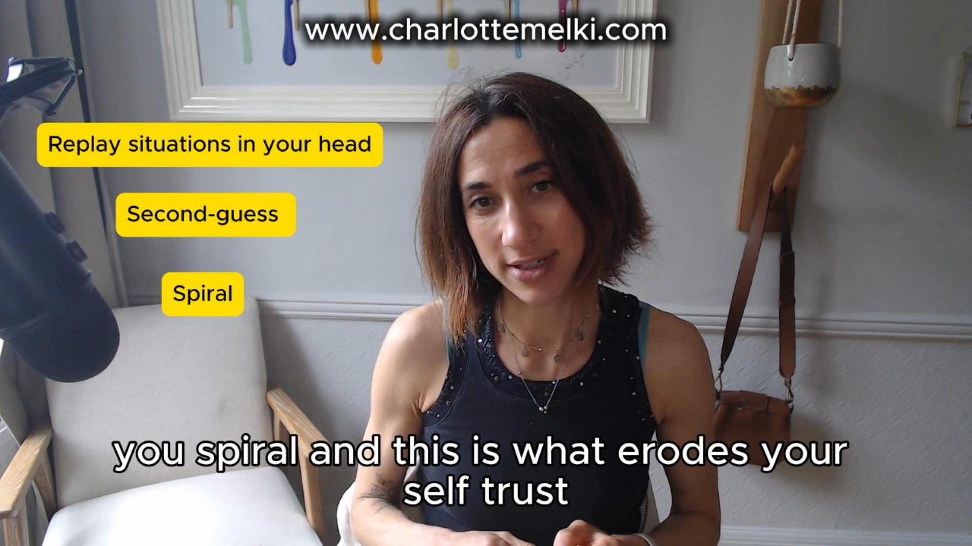 Charlotte Melki Therapy Facebook ad: You don’t need to perform better.