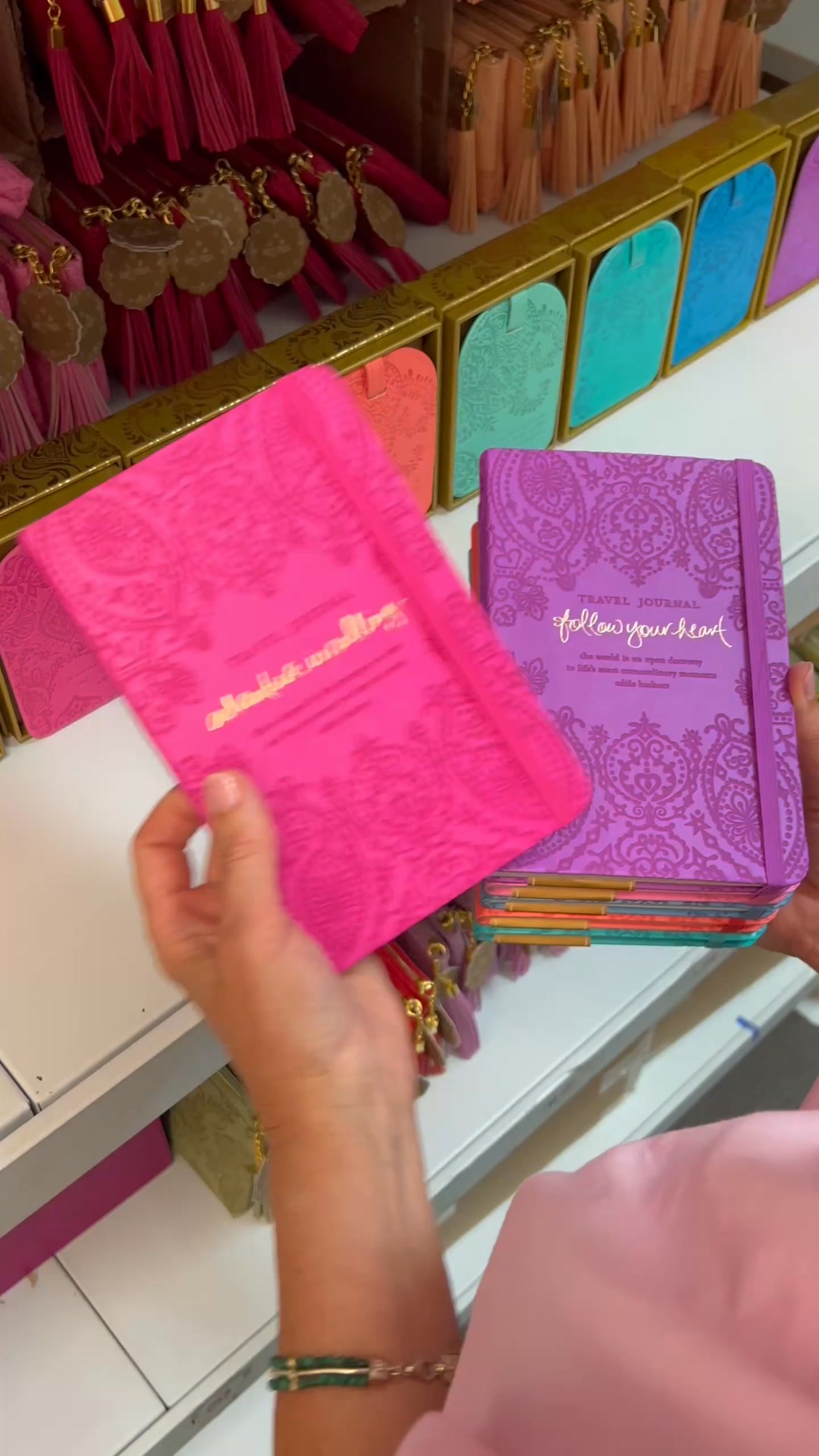 Intrinsic Facebook ad: Colourful Travel Journals