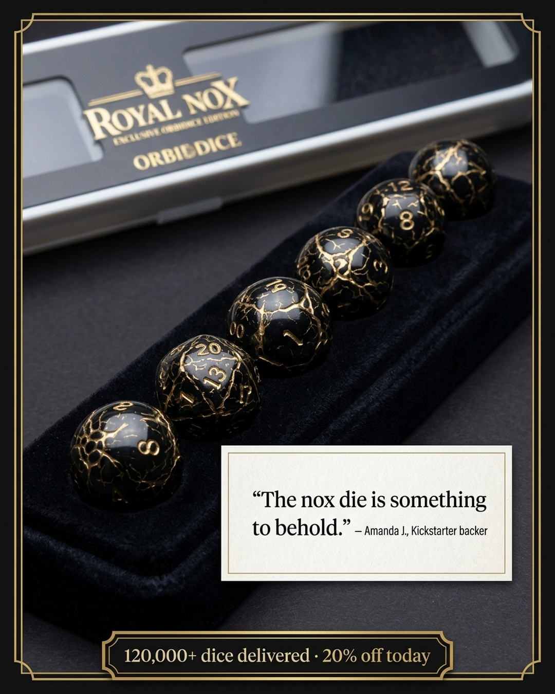 Orbidice Facebook ad: Collectors call this a centerpiece