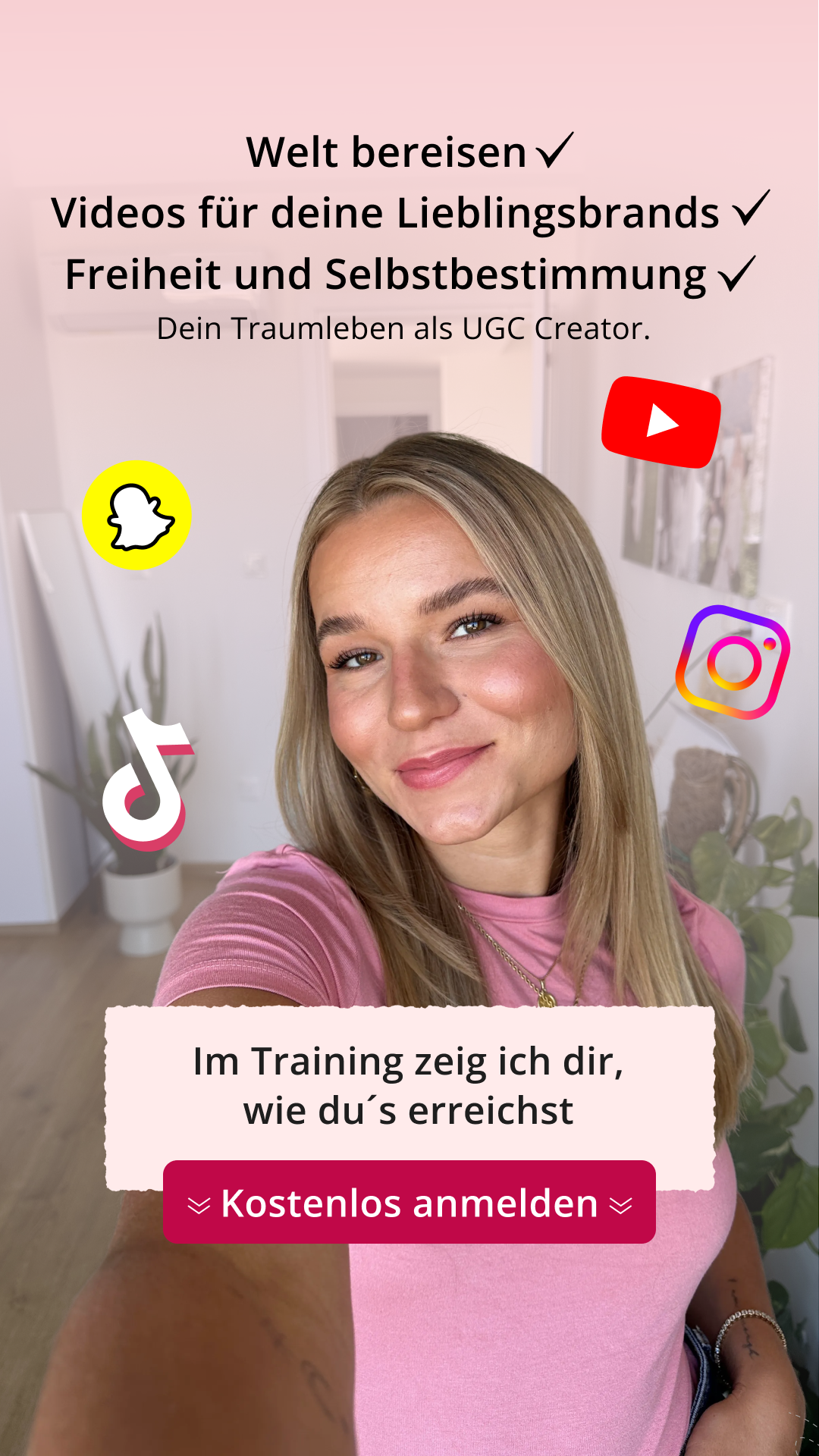 Alinas Creator Club Facebook ad