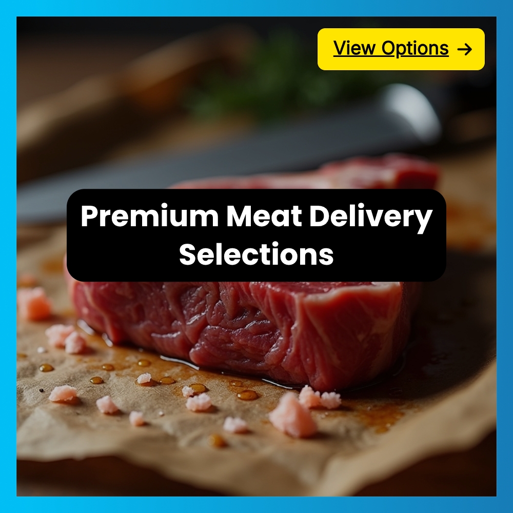 SwiftResults Today Facebook ad: Premium Meat Delivery Selections.