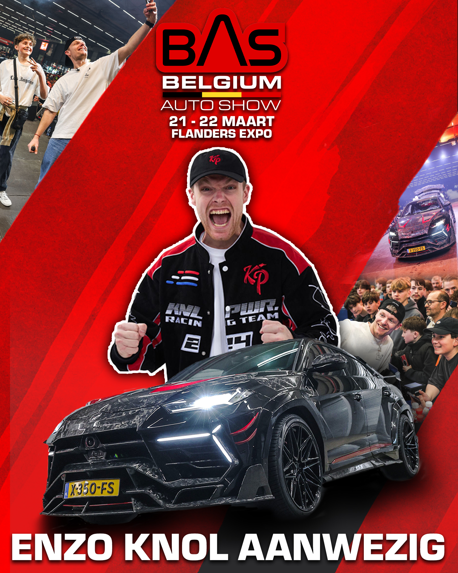 Belgium Auto Show Facebook ad: MIS HET NIET: DE GROOTSTE ONLINE KORTING BEZOEK…