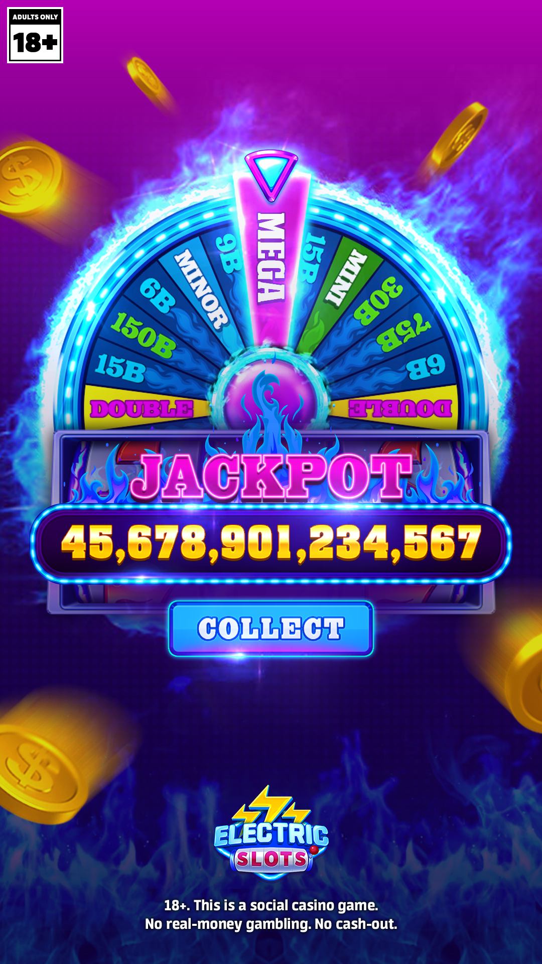 Electric Slots Facebook ad
