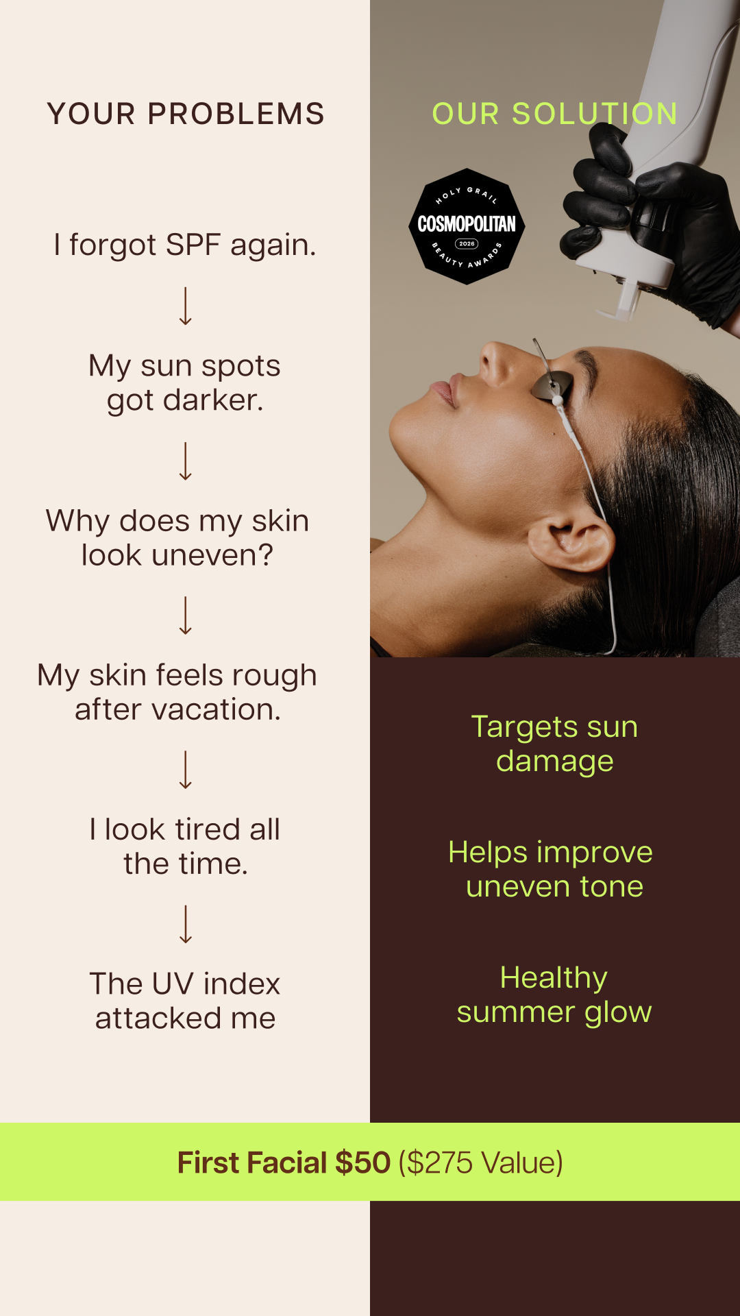 Skin Laundry Facebook ad