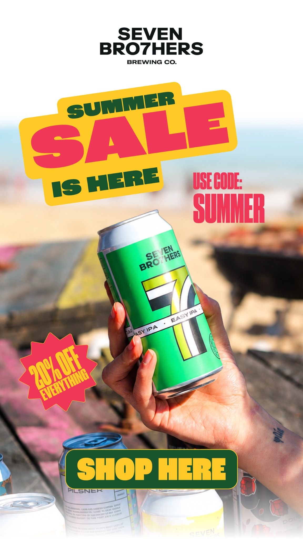 SEVEN BRO7HERS BREWERY Facebook ad