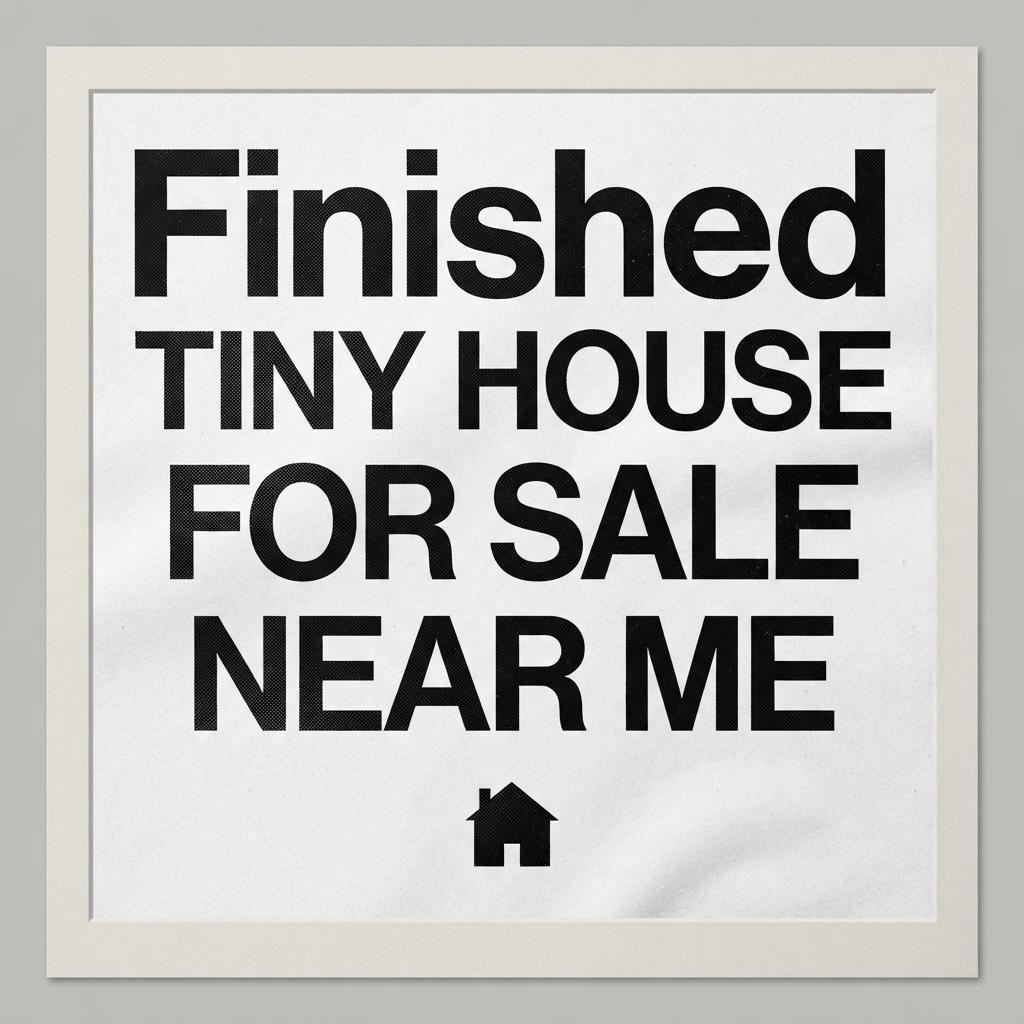 CleverTopics Select Facebook ad: Finished Tiny House For Sale Near Me!