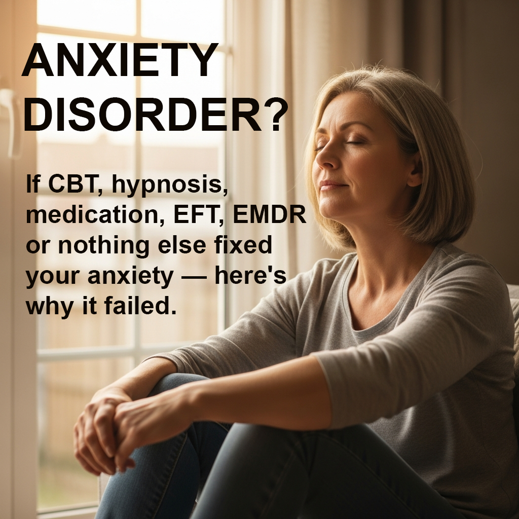 Linden Anxiety Recovery Facebook ad: Why talking therapy, medication and other therapies don't…
