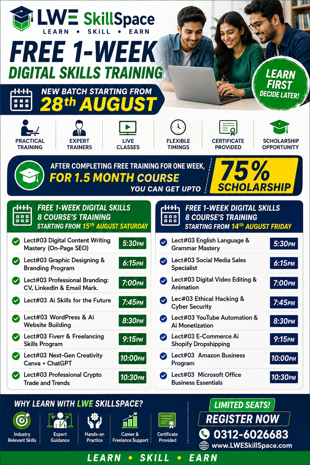 LWE SkillSpace Facebook ad