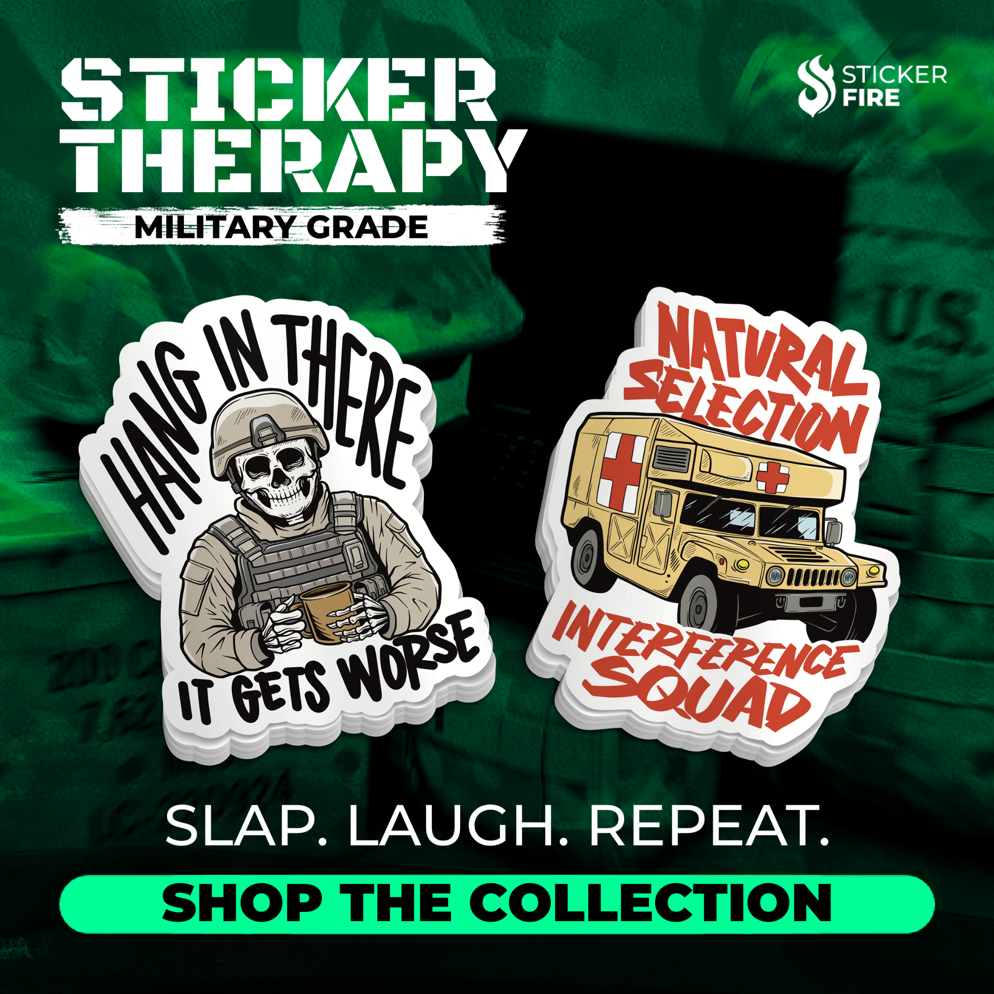 Sticker Fire Facebook ad from Jul 1, 2026