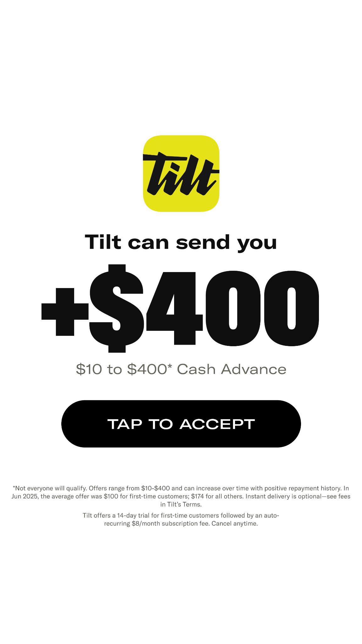 Tilt HQ Facebook ad