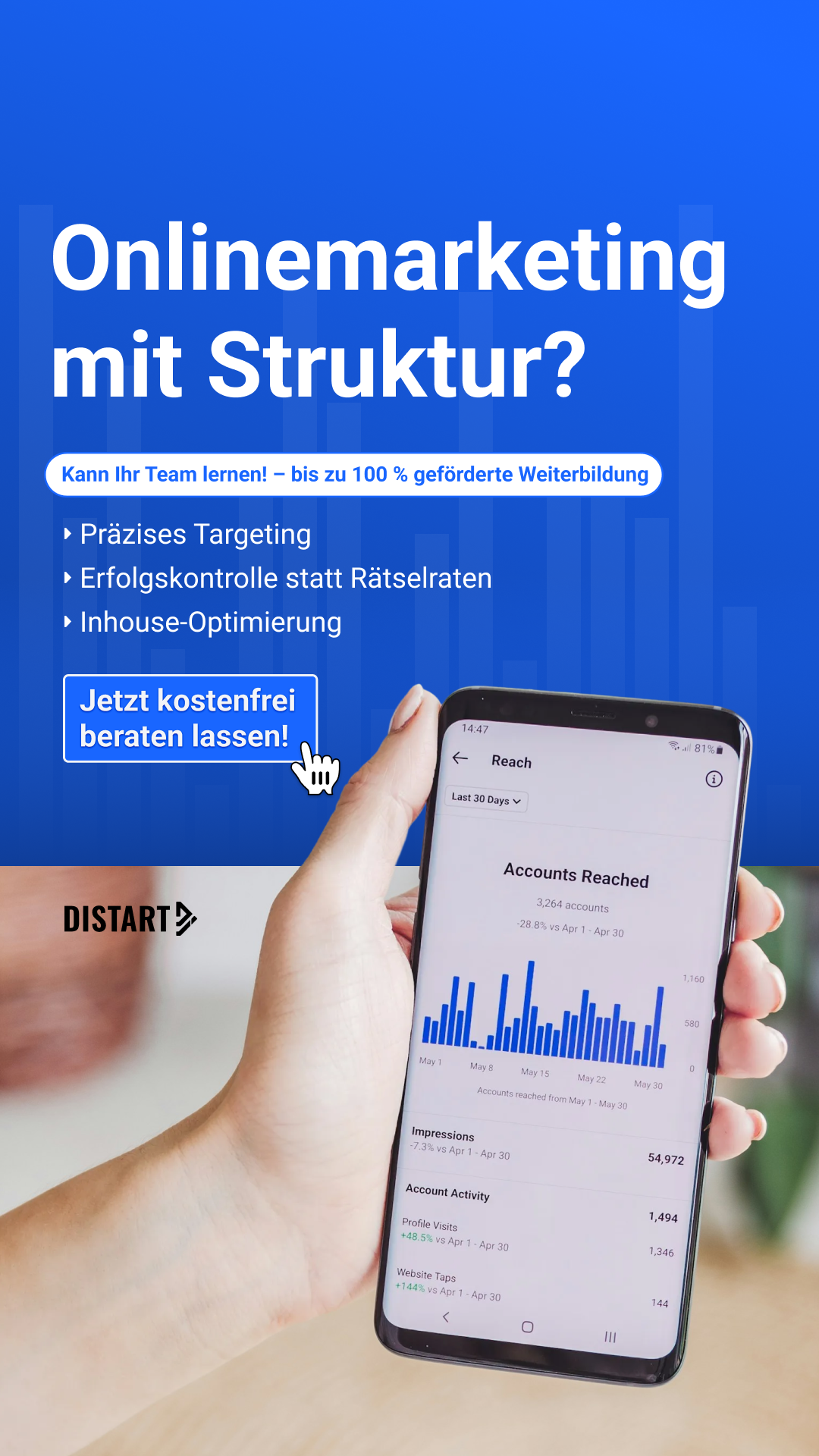 Distart Facebook ad