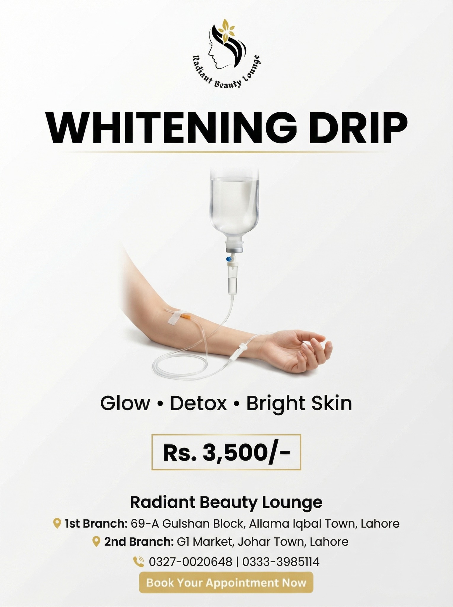 Radiant Beauty Lounge Facebook ad