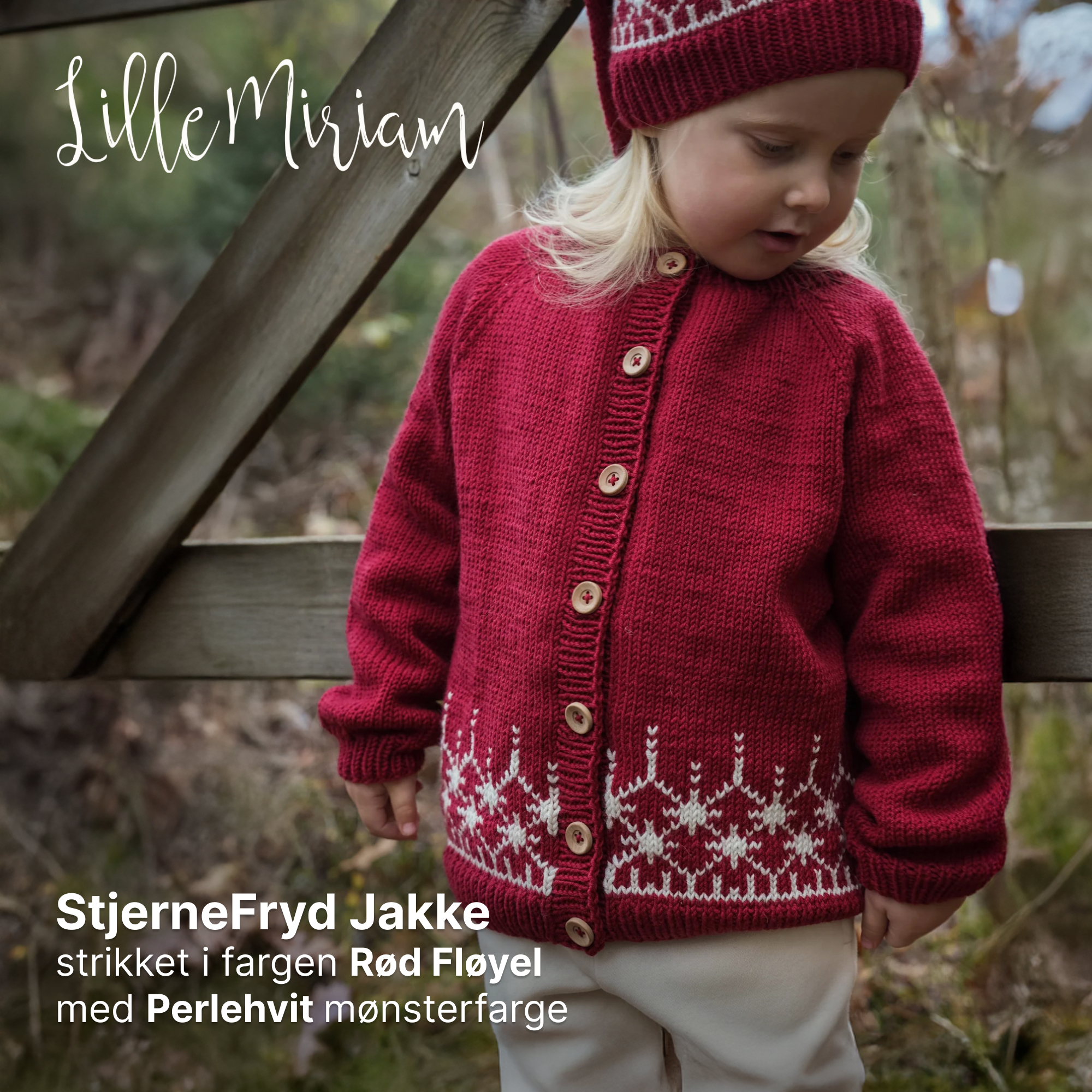LilleMiriam - Strikkeoppskrifter og garn Facebook ad