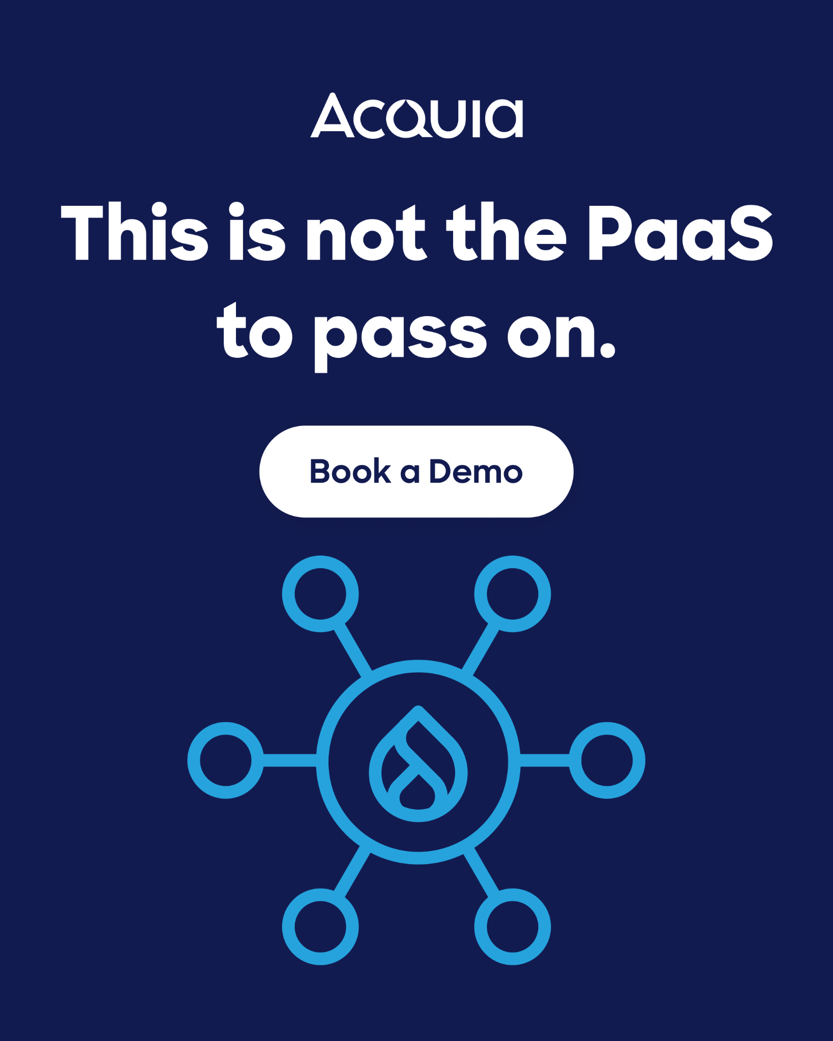 Acquia Facebook ad