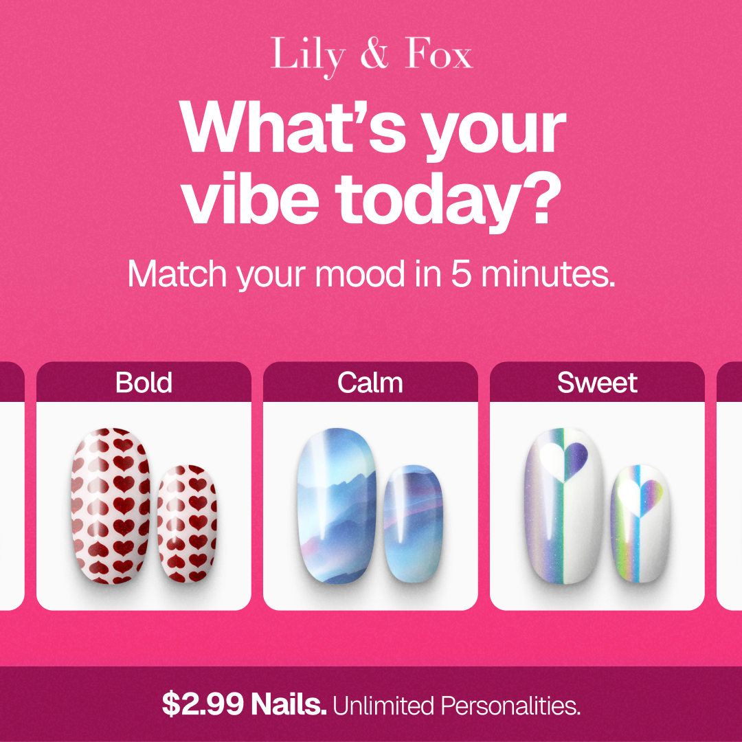 Lily and Fox Facebook ad