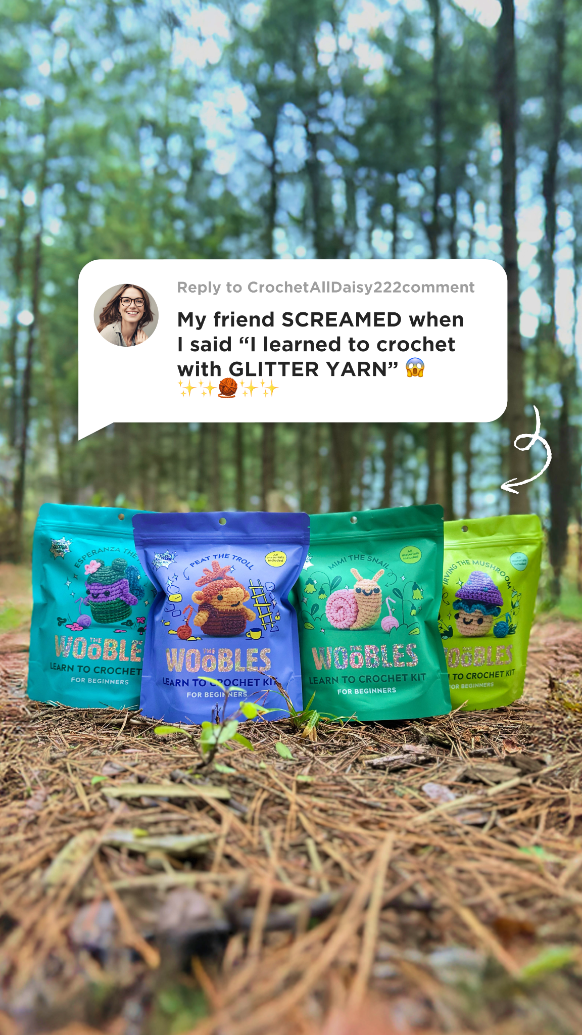 The Woobles Facebook ad