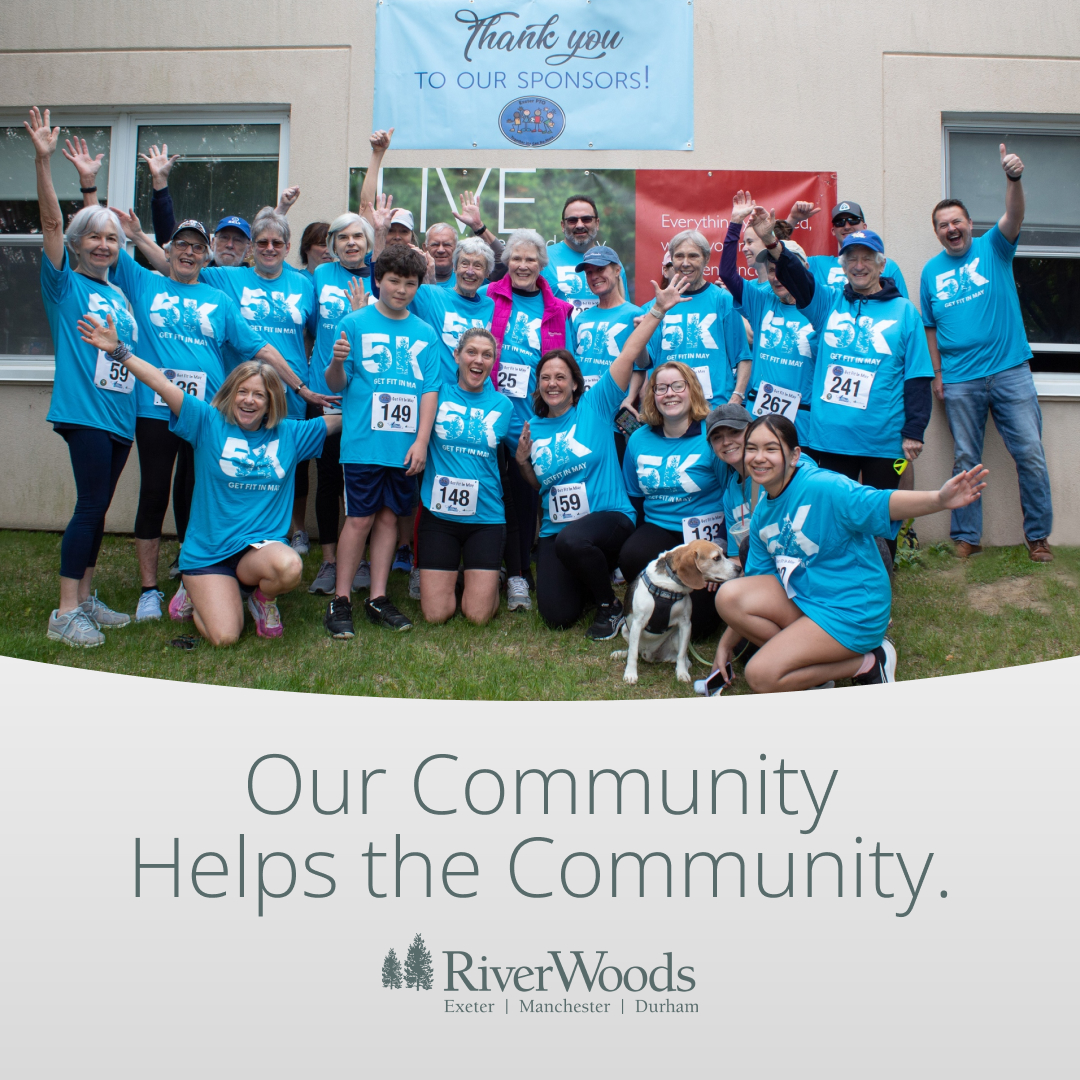 RiverWoods Exeter Facebook ad: Built on Giving Back
