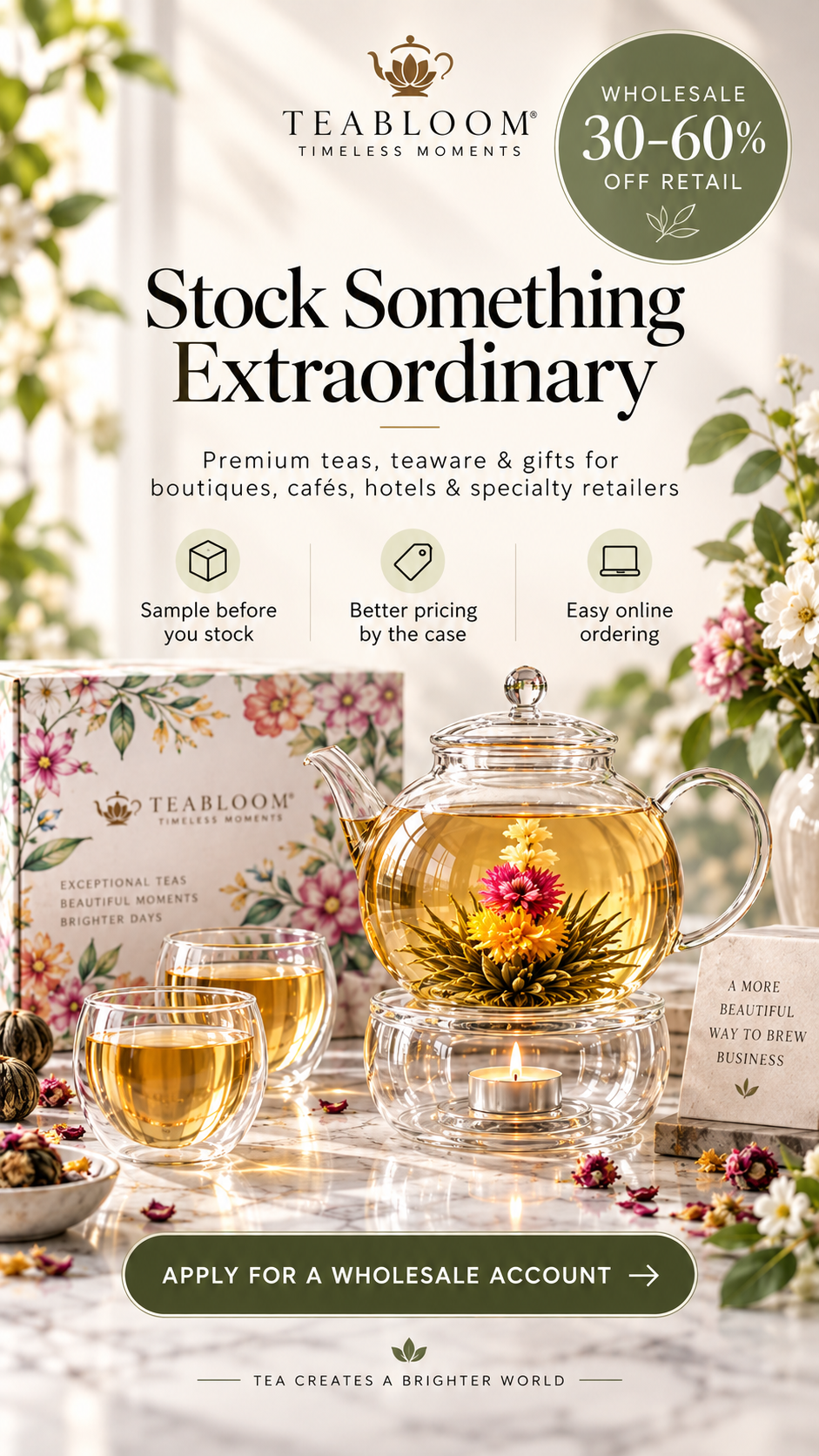 Teabloom Facebook ad