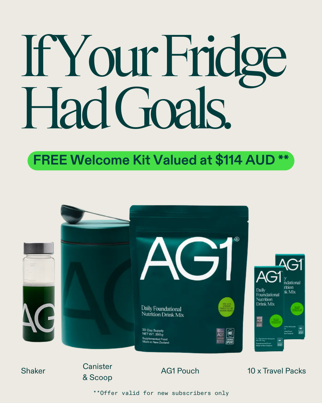 AG1 by Athletic Greens Facebook ad