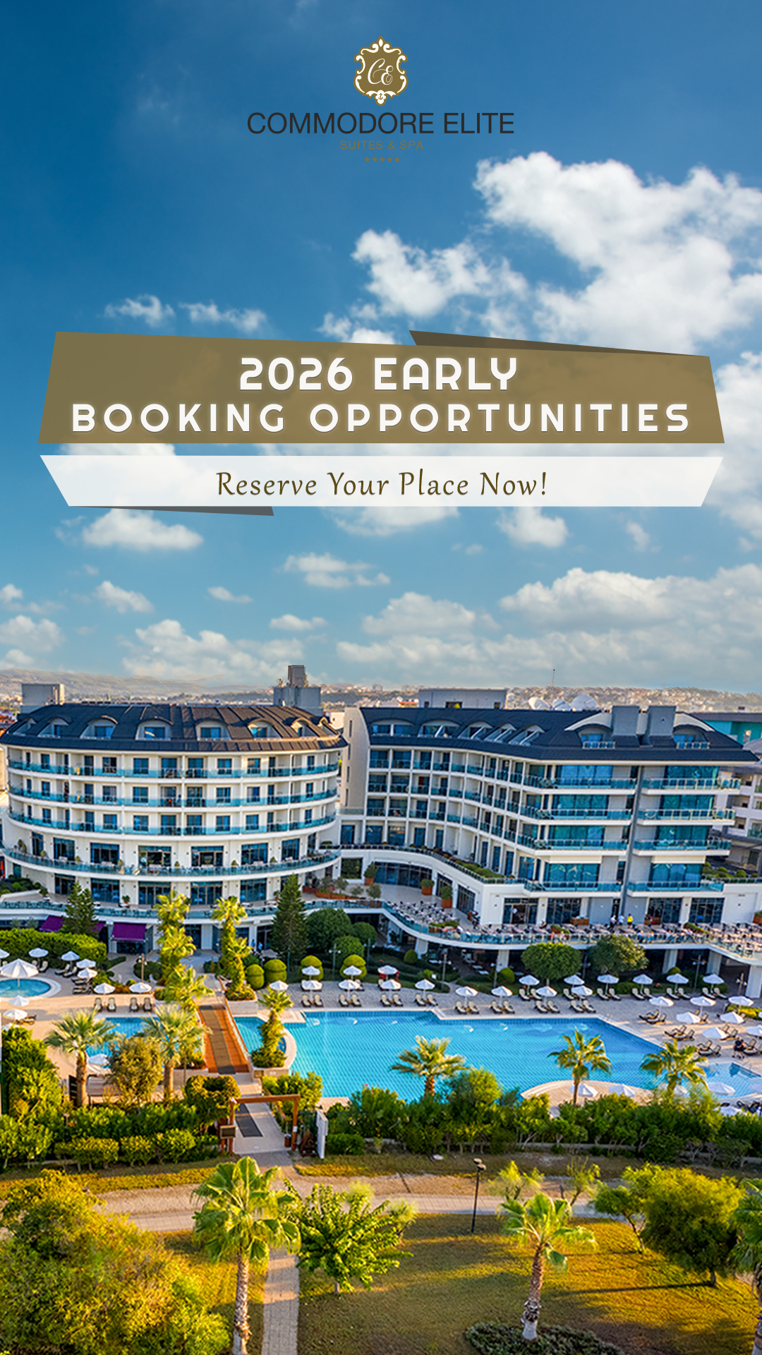 COMMODORE ELITE Suites & Spa Facebook ad