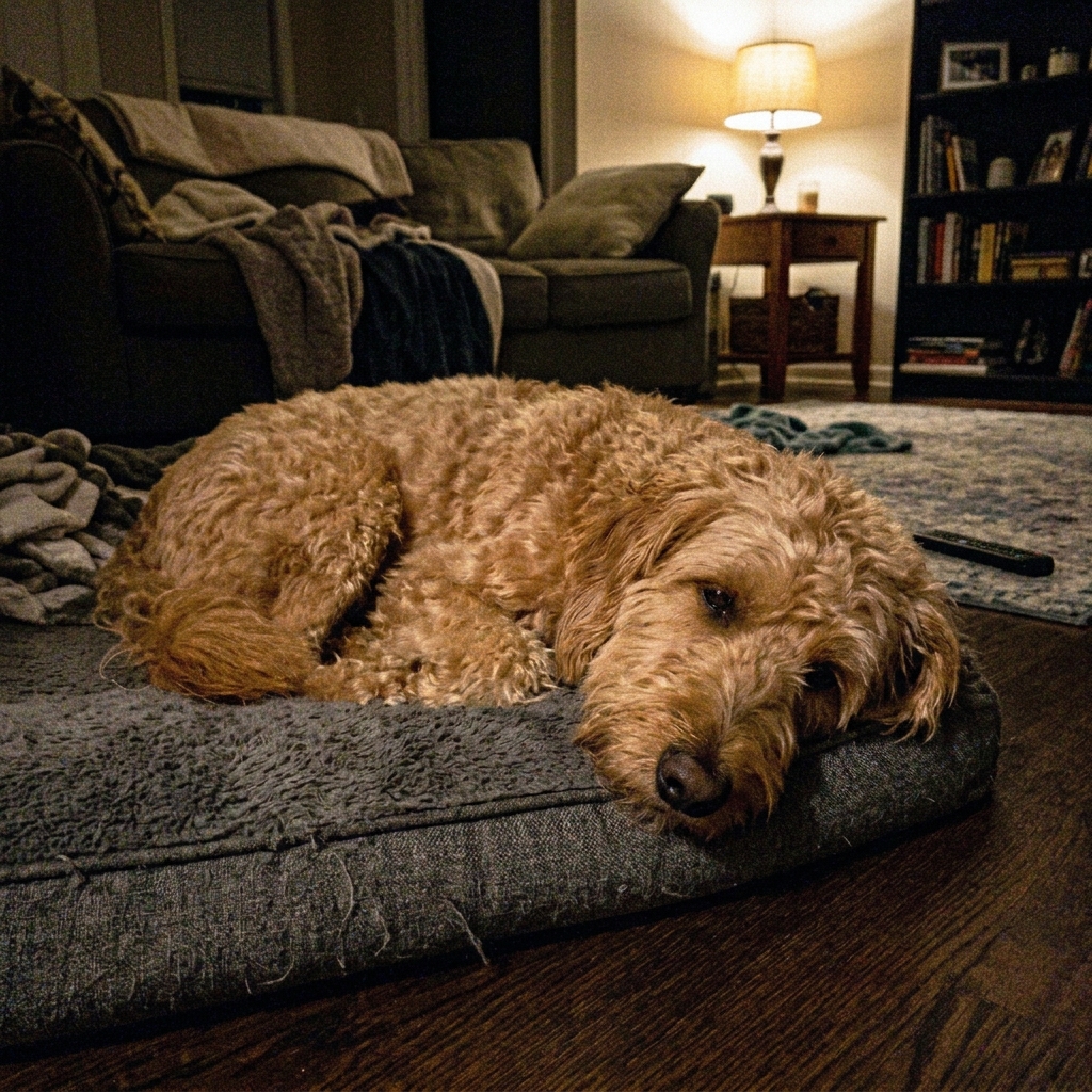 Nancy Nichols Facebook ad: I Watched My Dog Suffer From My Desk