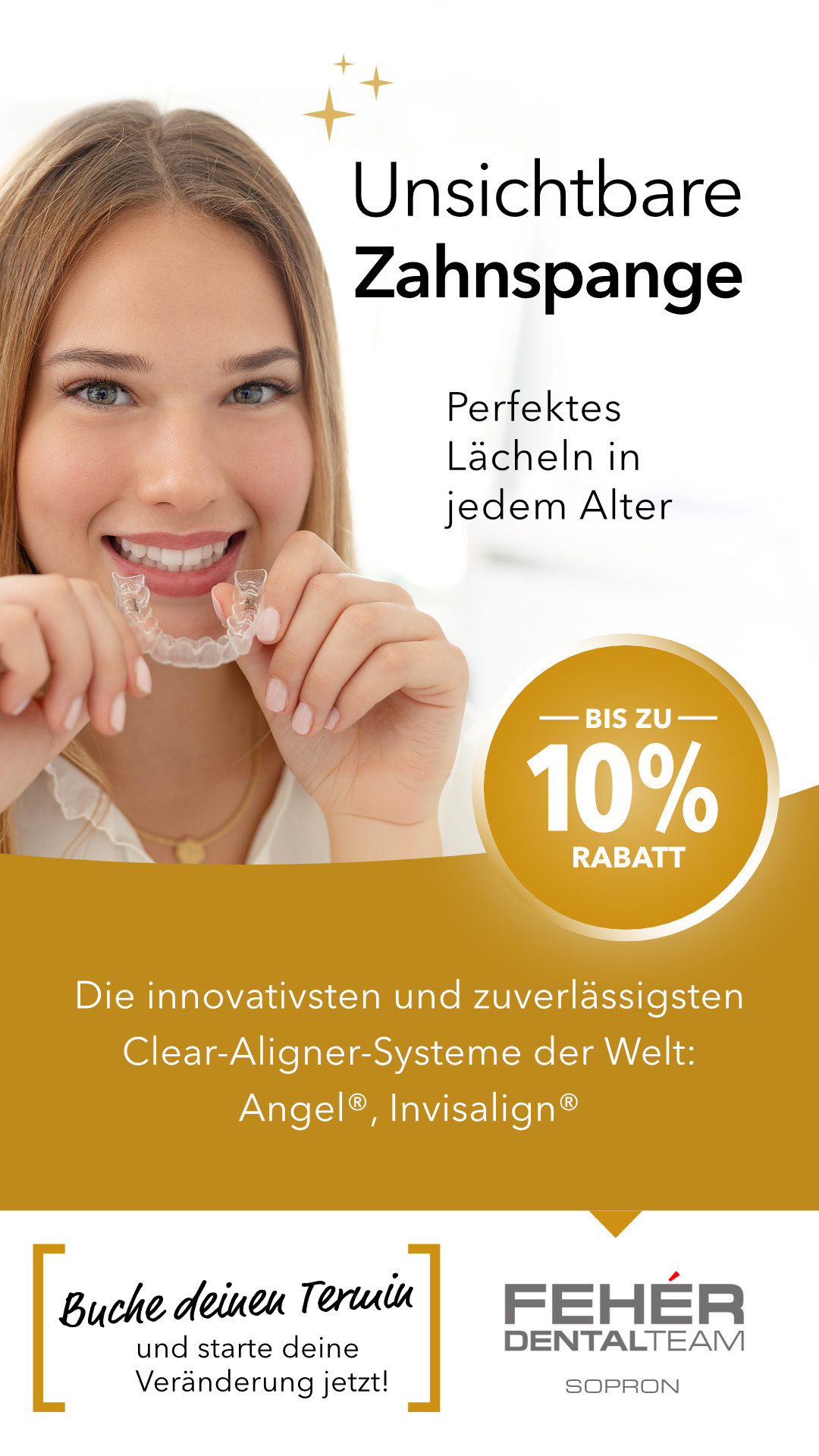 Fehér Dental Team Facebook ad