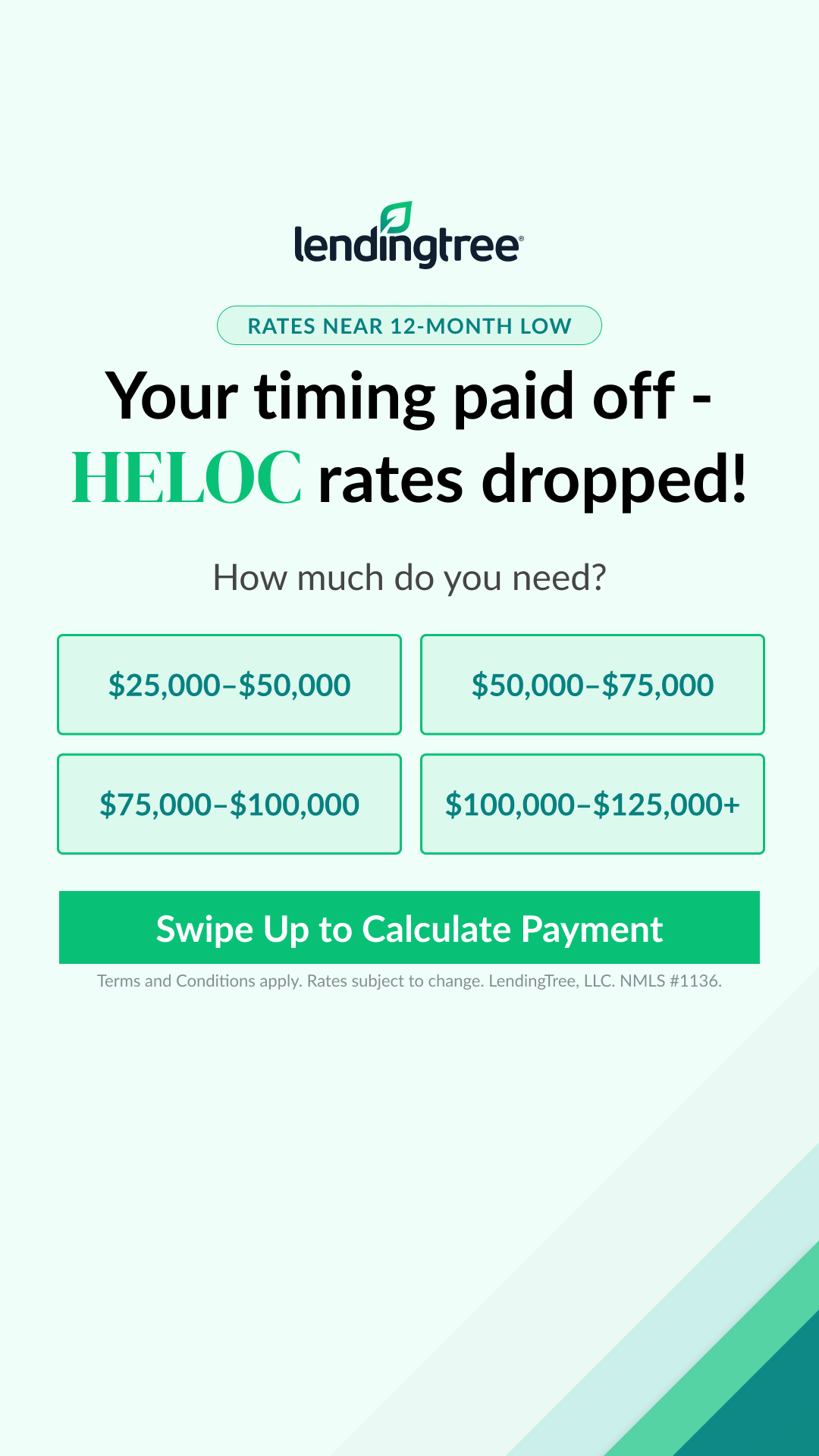 LendingTree Facebook ad