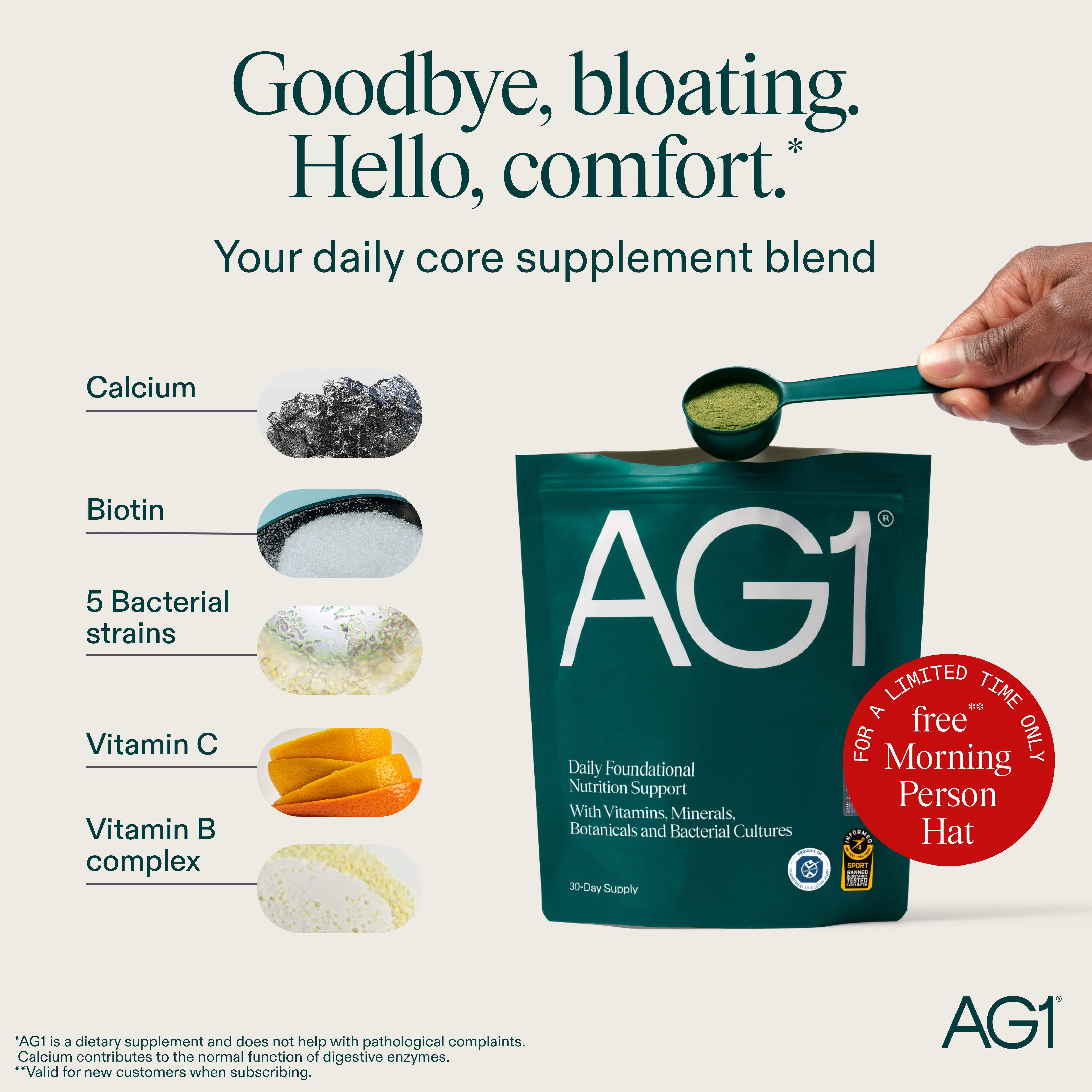AG1 by Athletic Greens Facebook ad