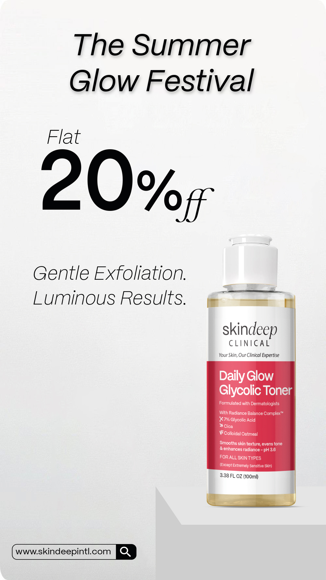 Skin Deep Facebook ad