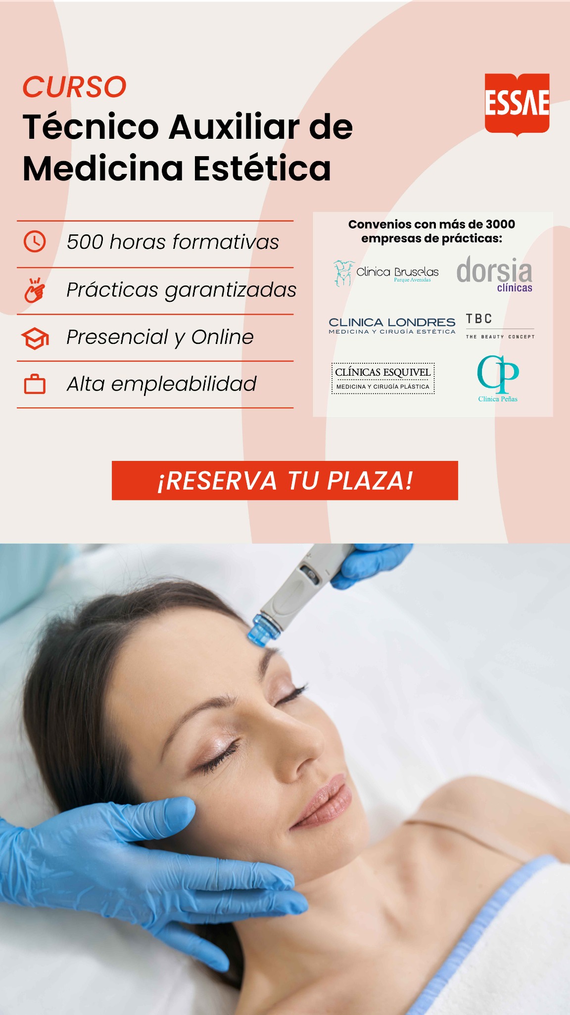 ESSAE Formación Facebook ad from May 11, 2026