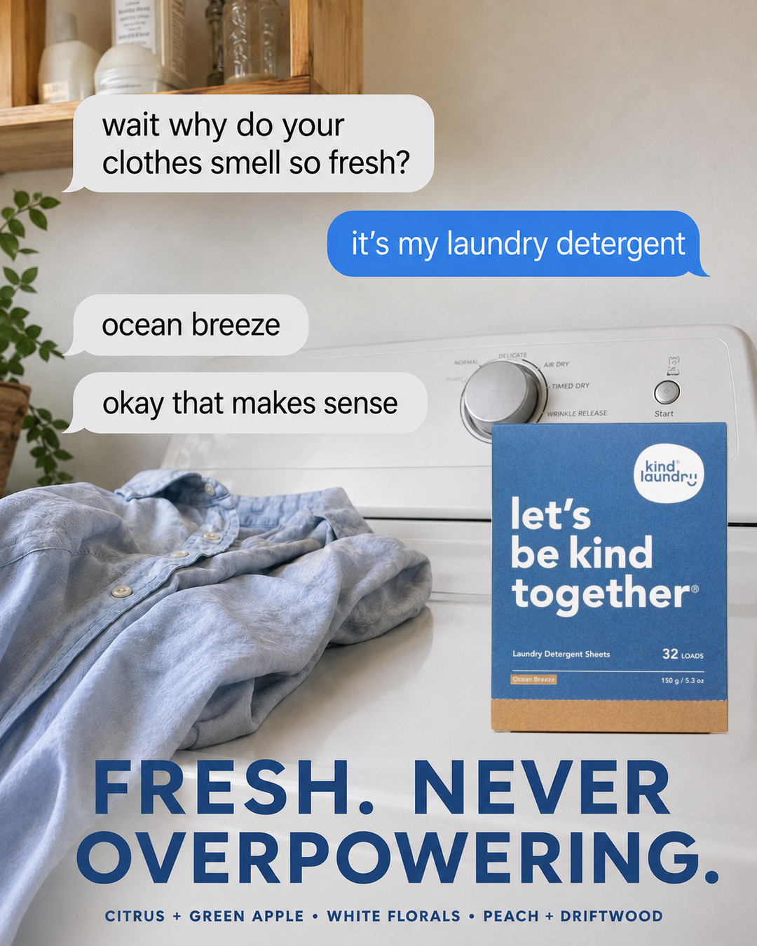 Kind Laundry Facebook ad: The Scent That Starts a Conversation