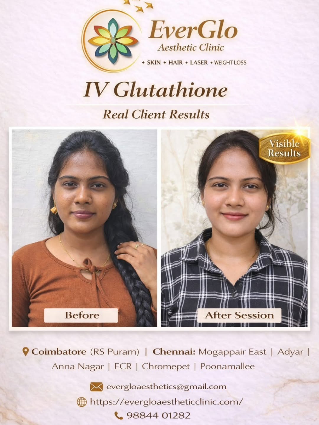 Evergloaesthetics.poonamallee Facebook ad