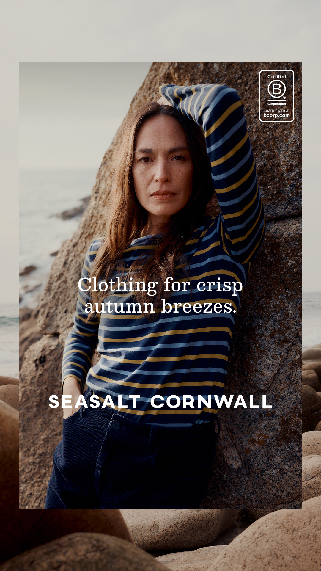 Seasalt Cornwall Facebook ad: Basics Made Better
