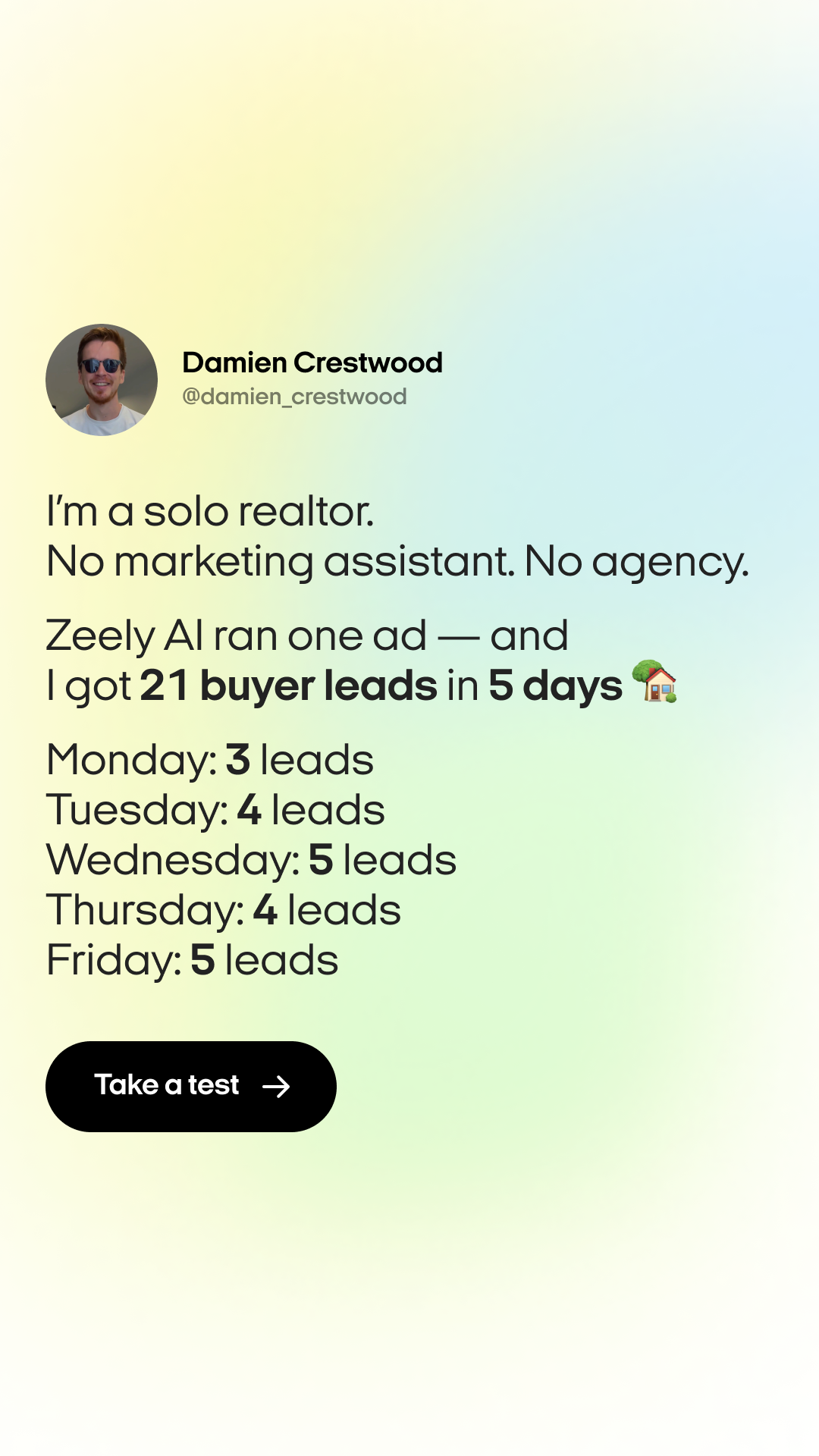 Zeely Facebook ad
