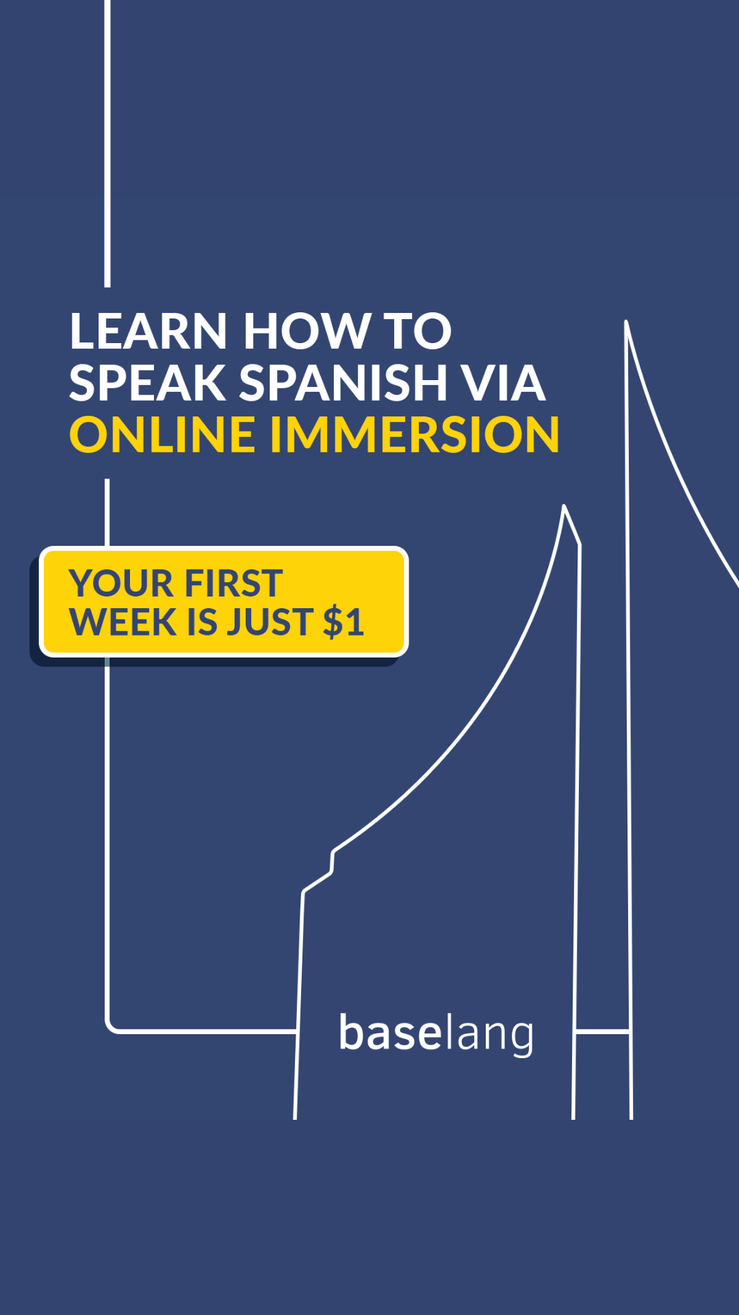 BaseLang Facebook ad
