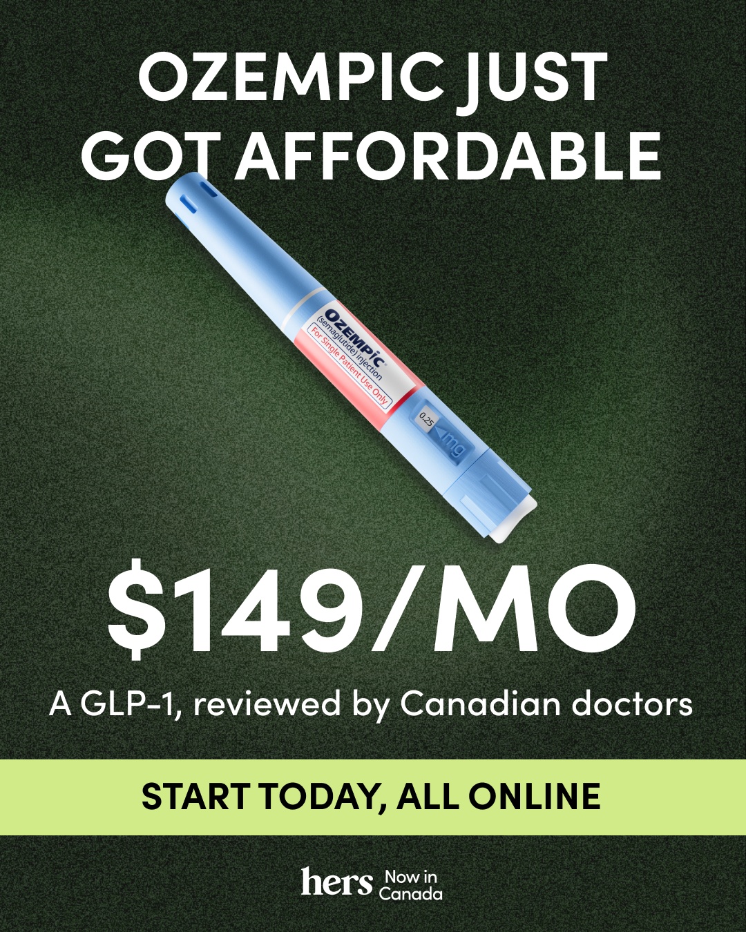 Hers Facebook ad
