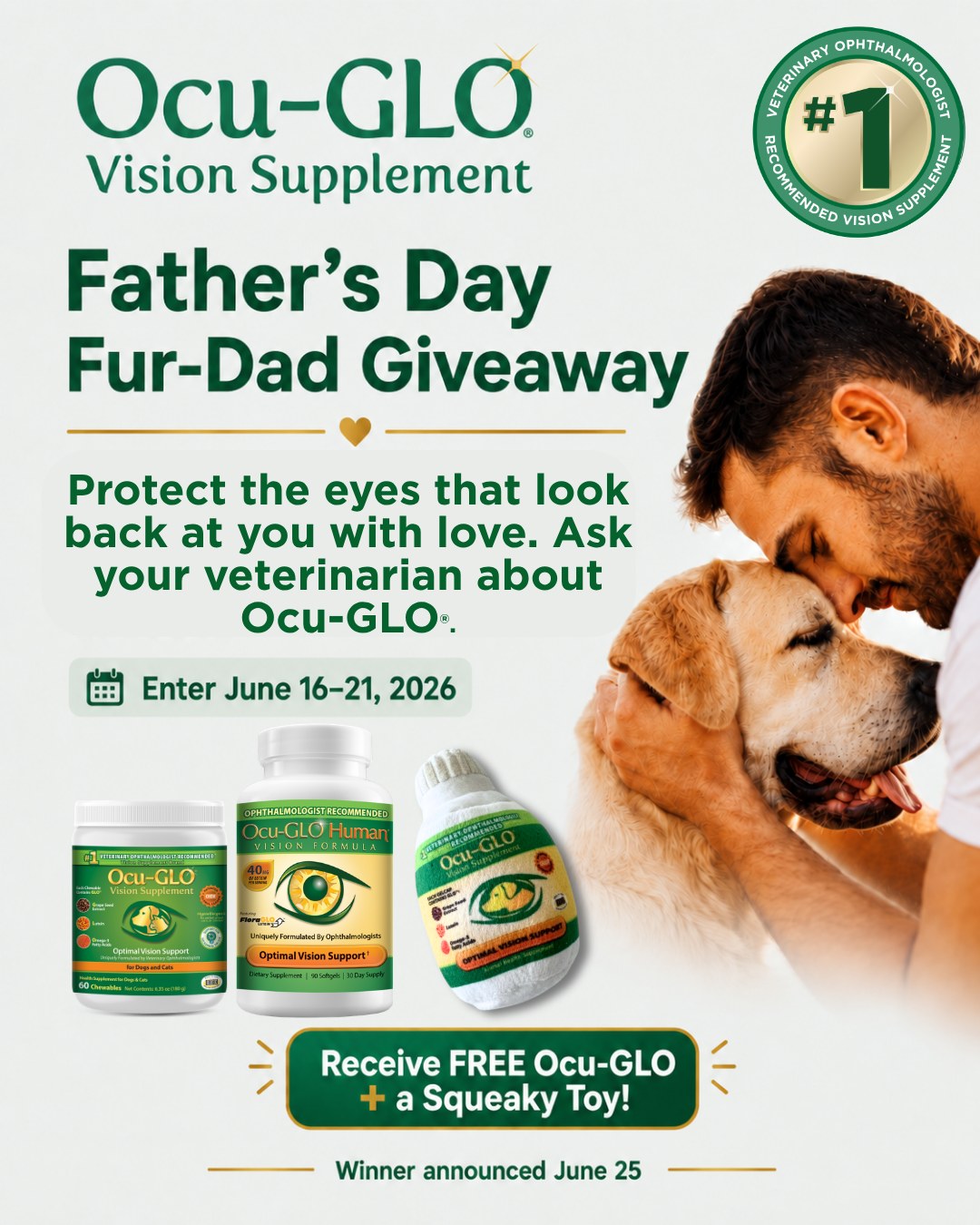 Ocu-GLO - Optimal Canine and Feline Vision Support Facebook ad