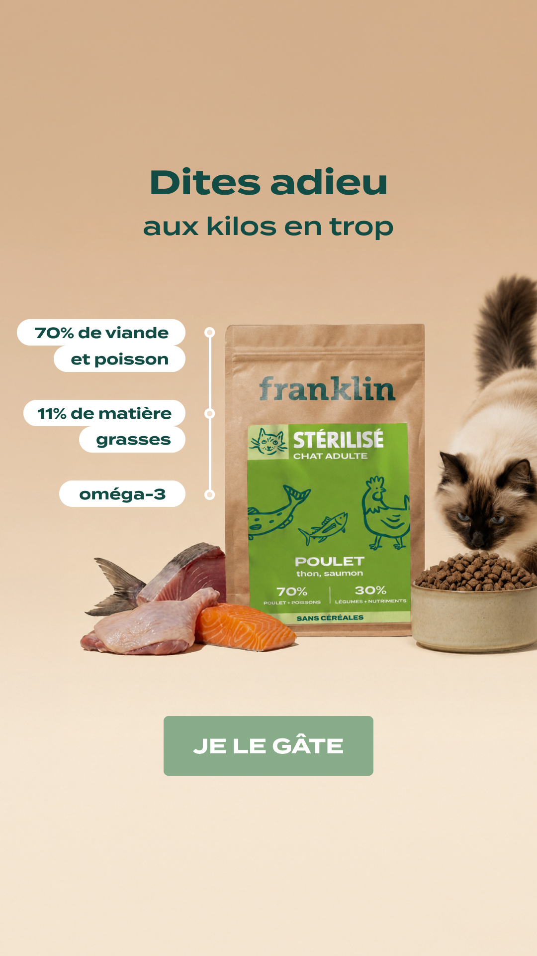 Franklin Pet Food Facebook ad