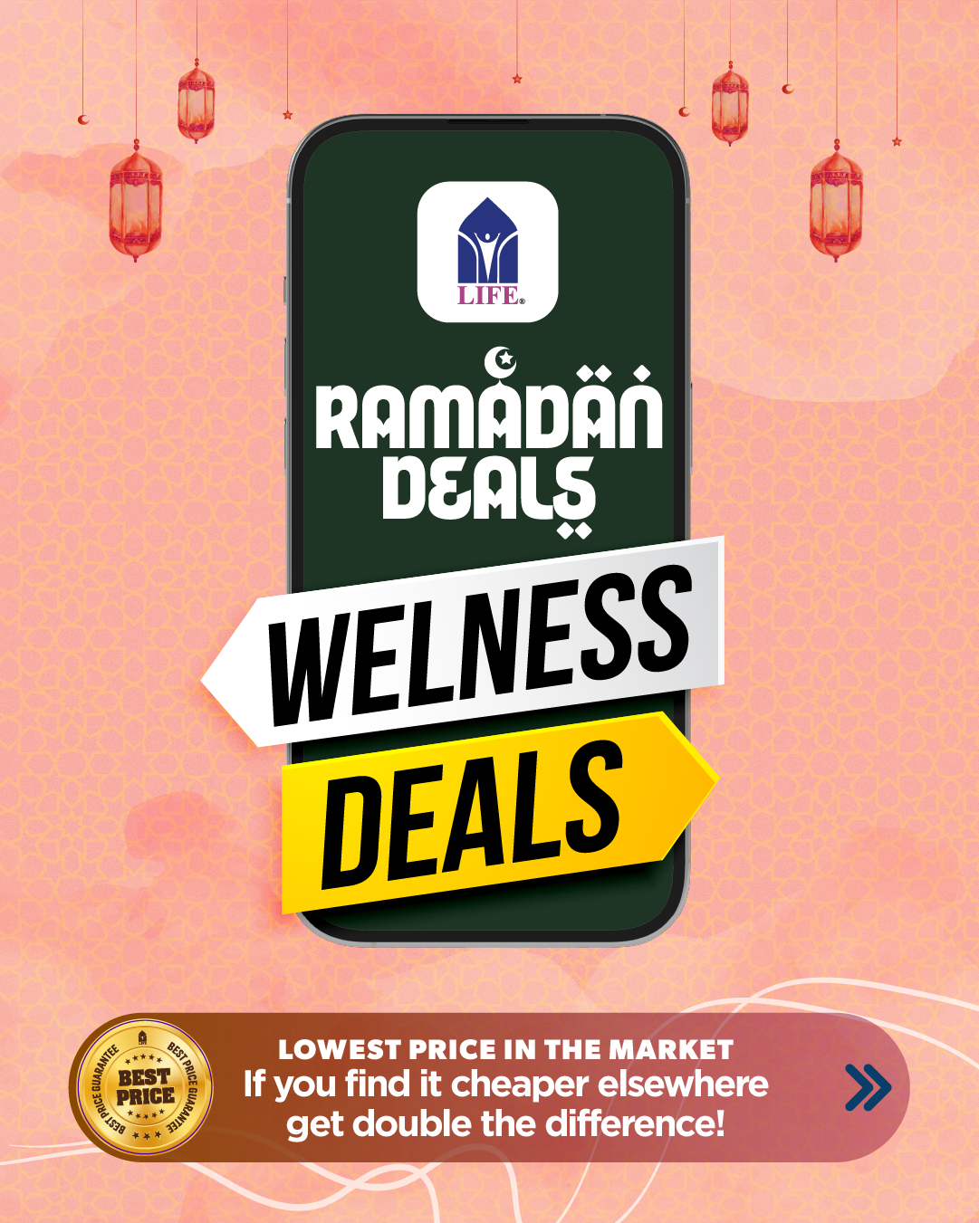 LIFE Pharmacy Facebook ad: Ramadan Exclusive Nutrition Offers