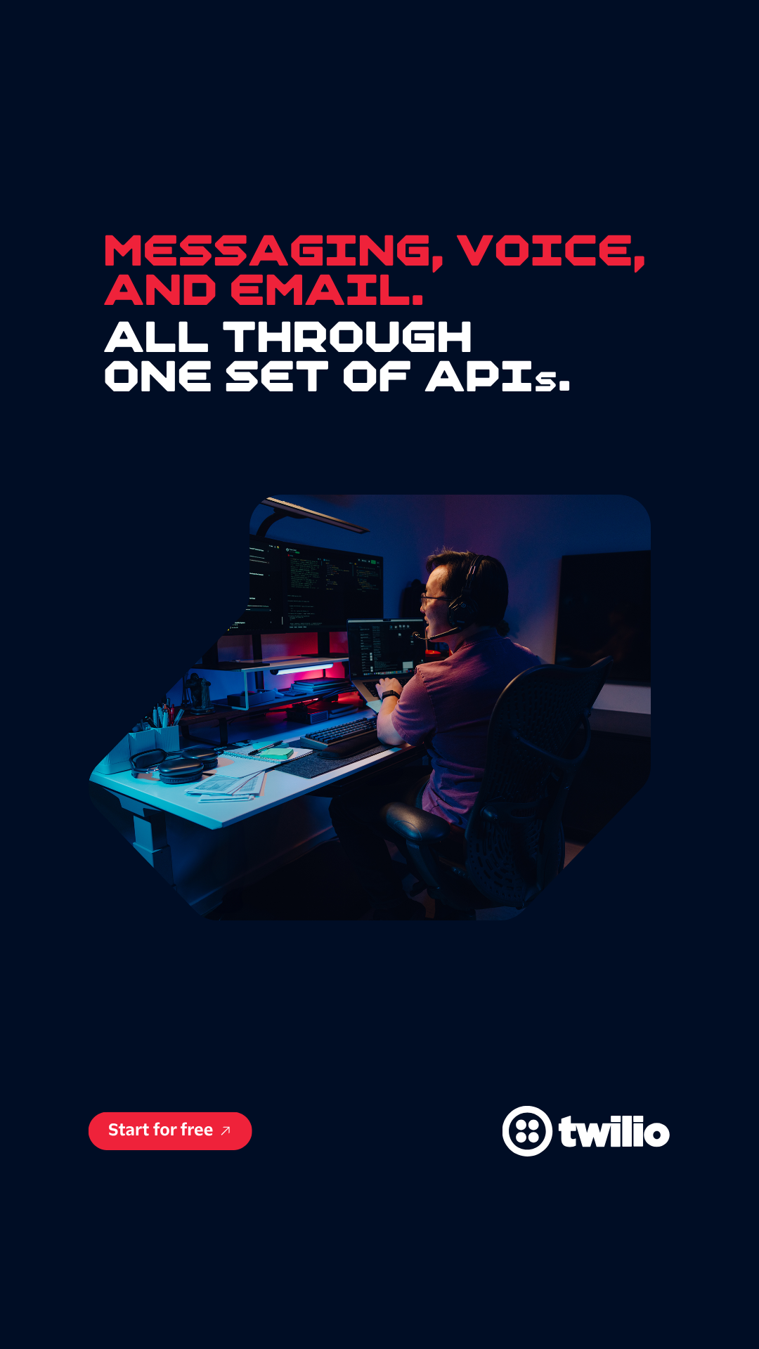 Twilio Facebook ad