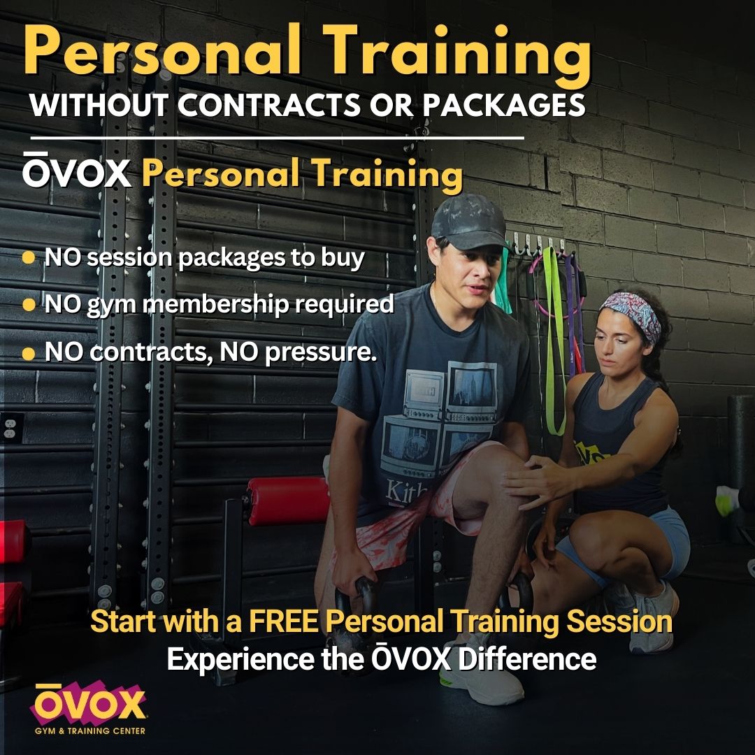 OVOX Morganville Facebook ad: Your Free Personal Training Session